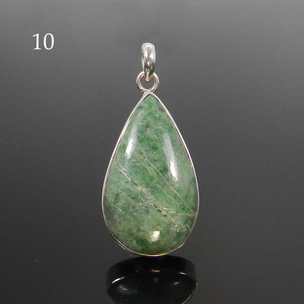 Natural Maw Sit Sit 925 Sterling Silver Designer Bezel Set Pendant