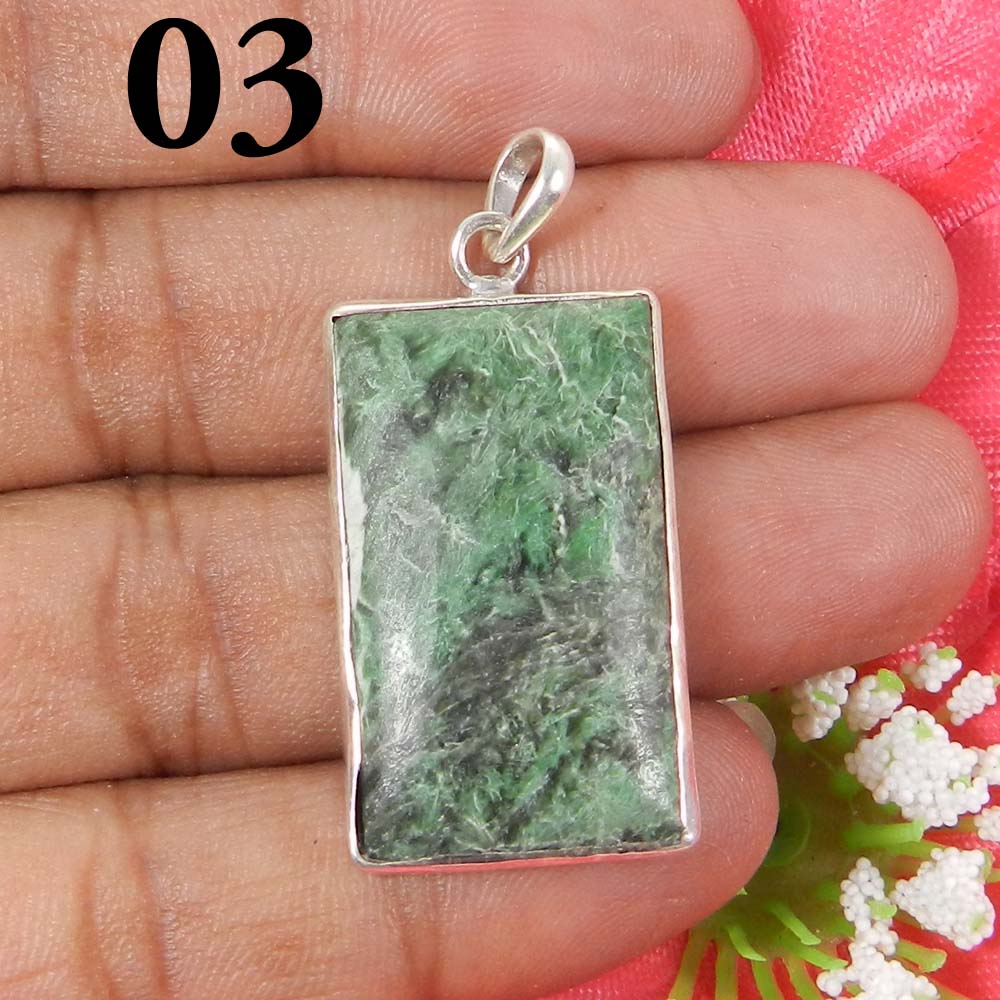 Natural Maw Sit Sit 925 Sterling Silver Designer Bezel Set Pendant