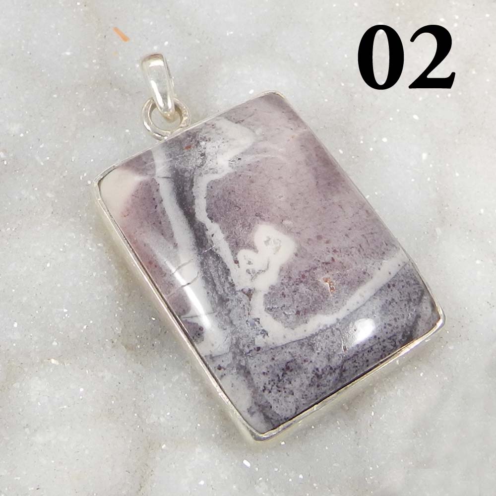 Natural Porcelain Jasper 925 Sterling Silver Designer Bezel Set Pendant