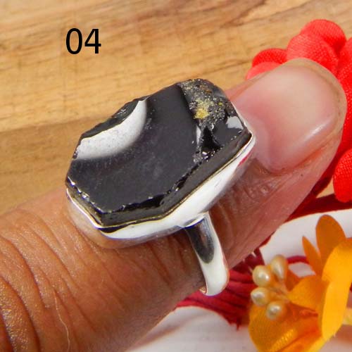 Newest Selling Rough Garnet Gemstone Ring Solid 925 Sterling Silver Ring Bohemian Handmade Bezel Ring