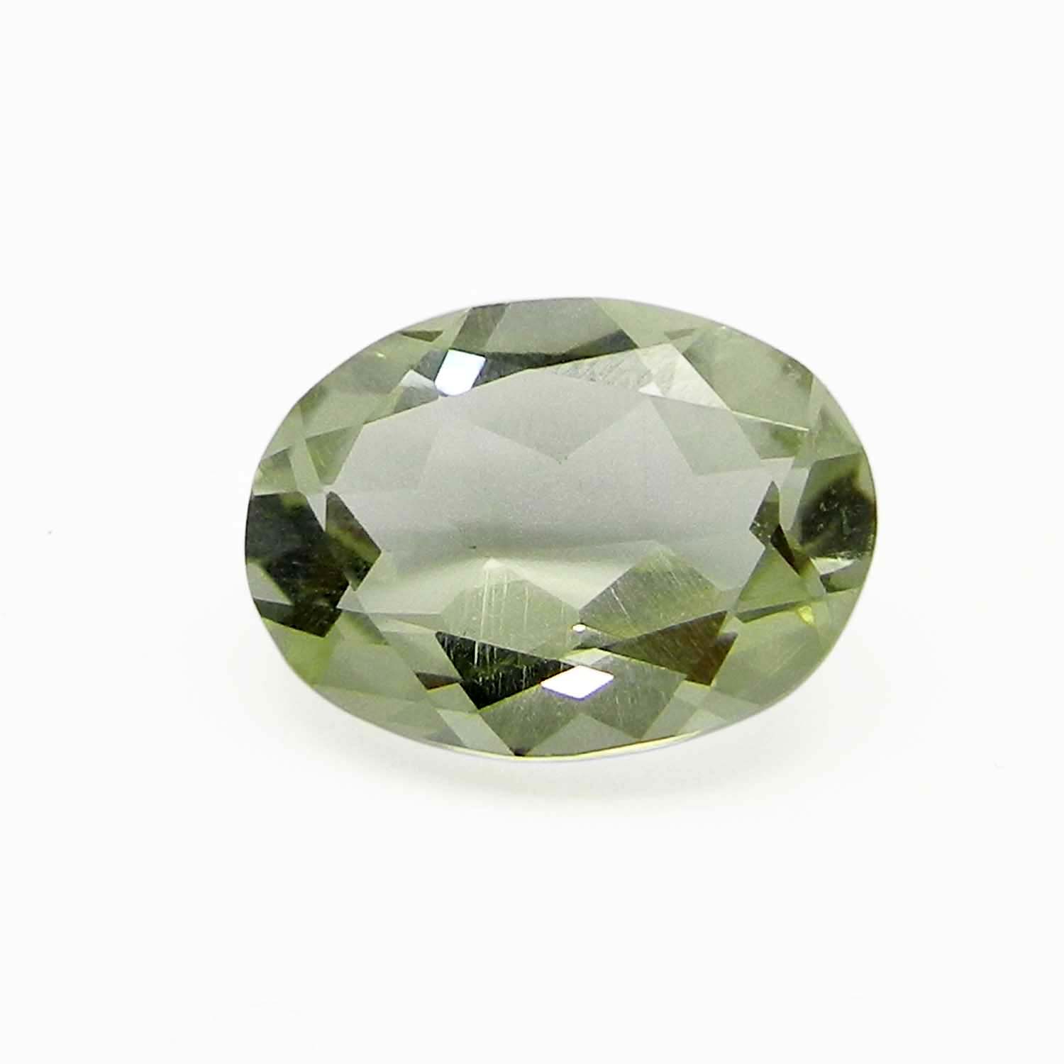 Prasiolite Natural Green Amethyst Oval Cut Loose Gemstone
