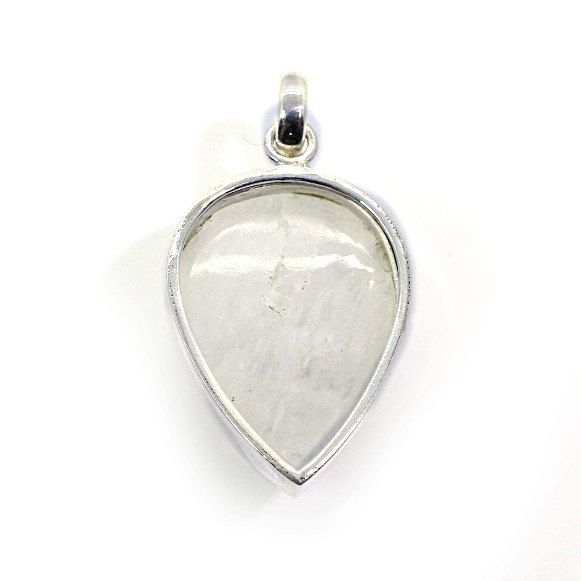 Rainbow Moonstone Sterling Silver Designer Pendant