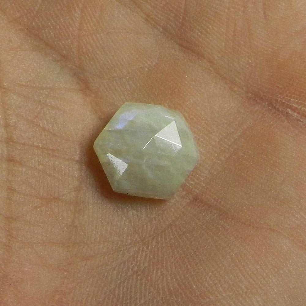 Red Onyx 12x12mm Hexagon Rose Cut Loose Gemstone