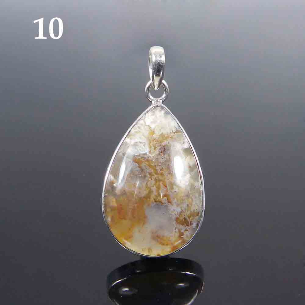 Segenite Jasper 925 Sterling Silver Designer Bezel Set Pendant