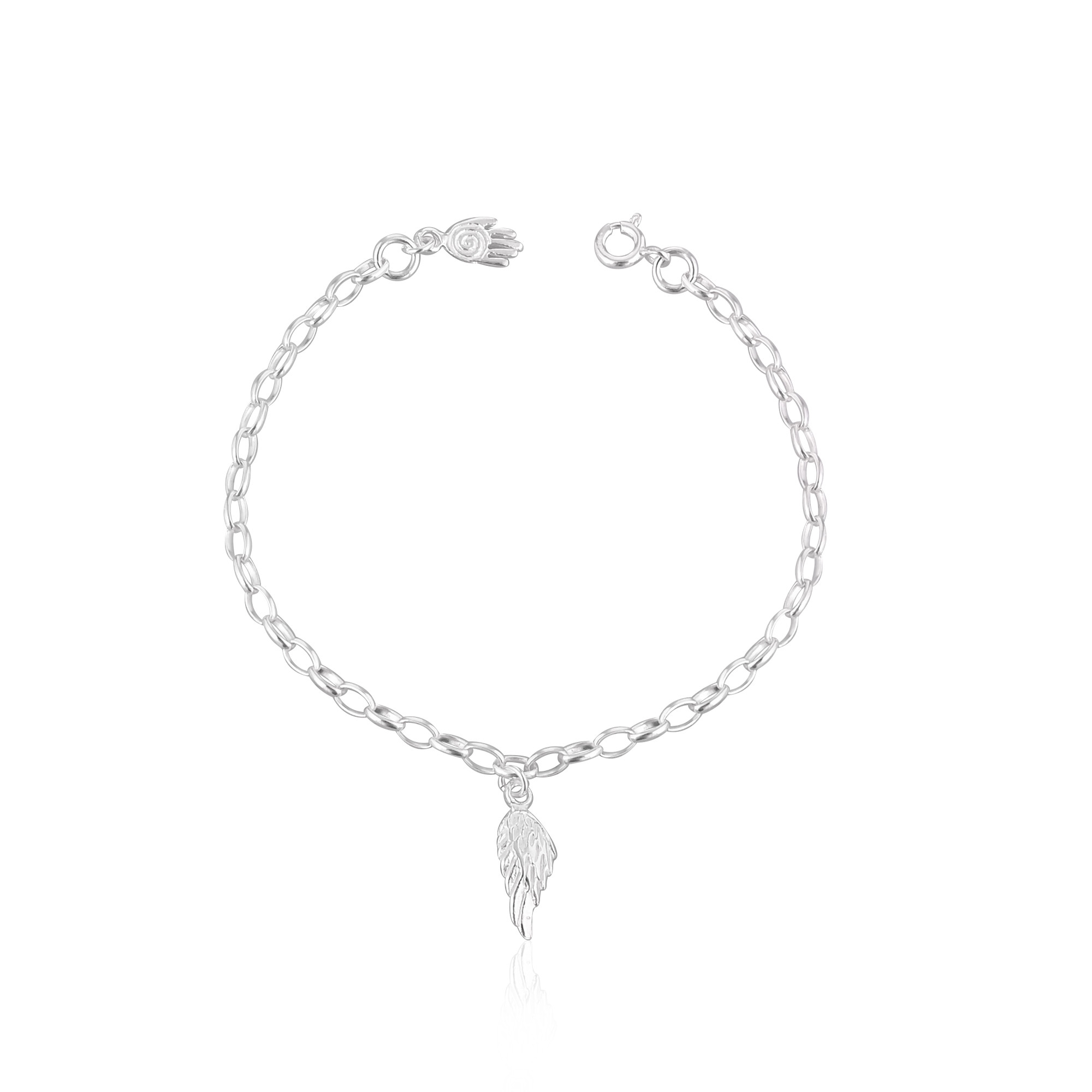 Wholesale 925 Sterling Silver Vintage Style Link Chain Bracelets for Women Fashion Bracelet Engagement Wedding Party Gifts