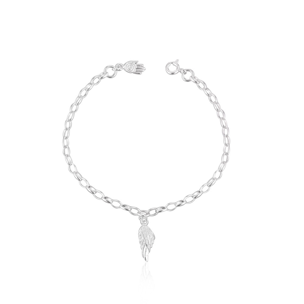 Image of Wholesale 925 Sterling Silver Vintage Style Link Chain Bracelets for Women Fashion Bracelet Engagement Wedding Party Gifts