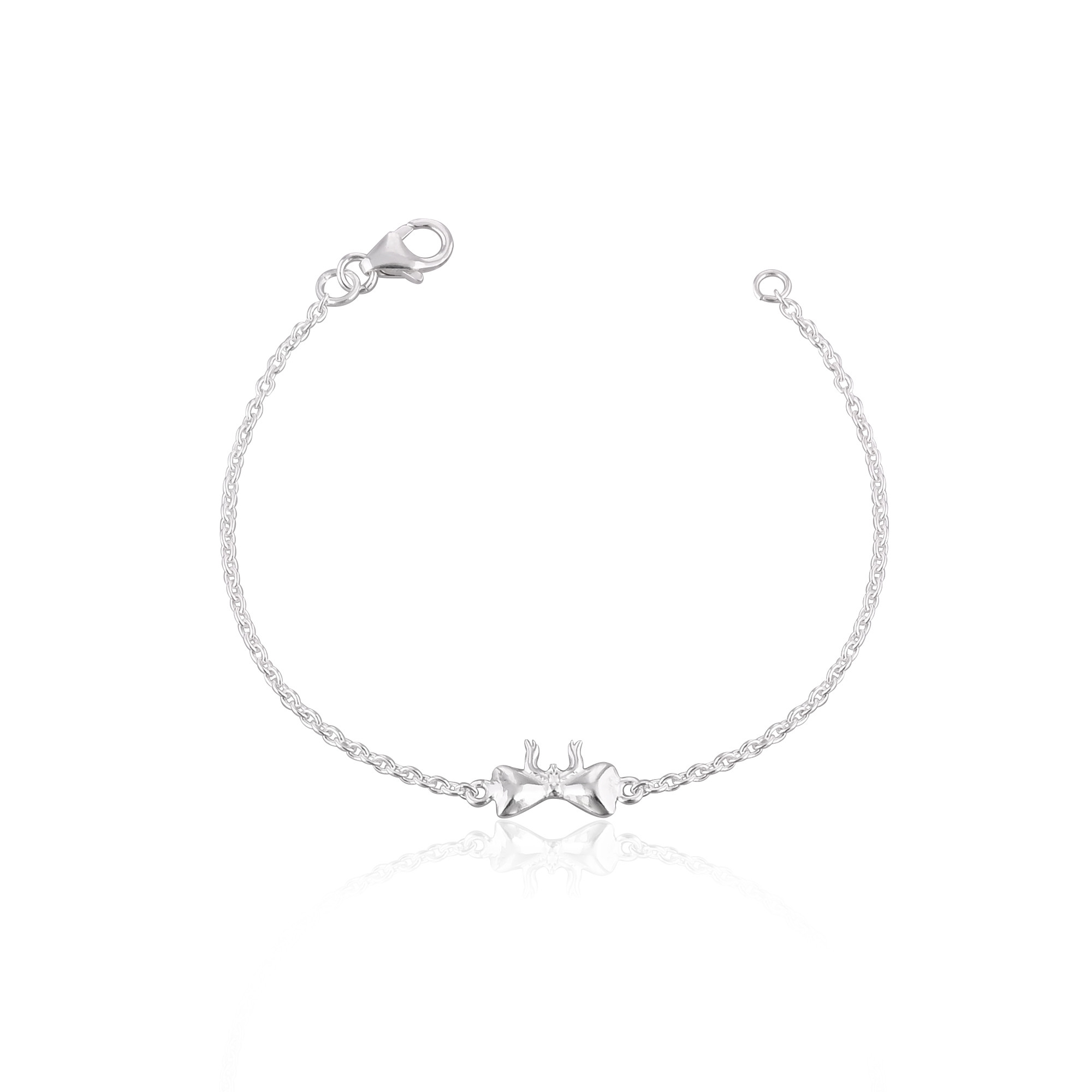 925 Sterling Silver Designer Bracelet for Women Girls Handmade Customized Bracelet Charm Jewelry Link Chain Bracelet