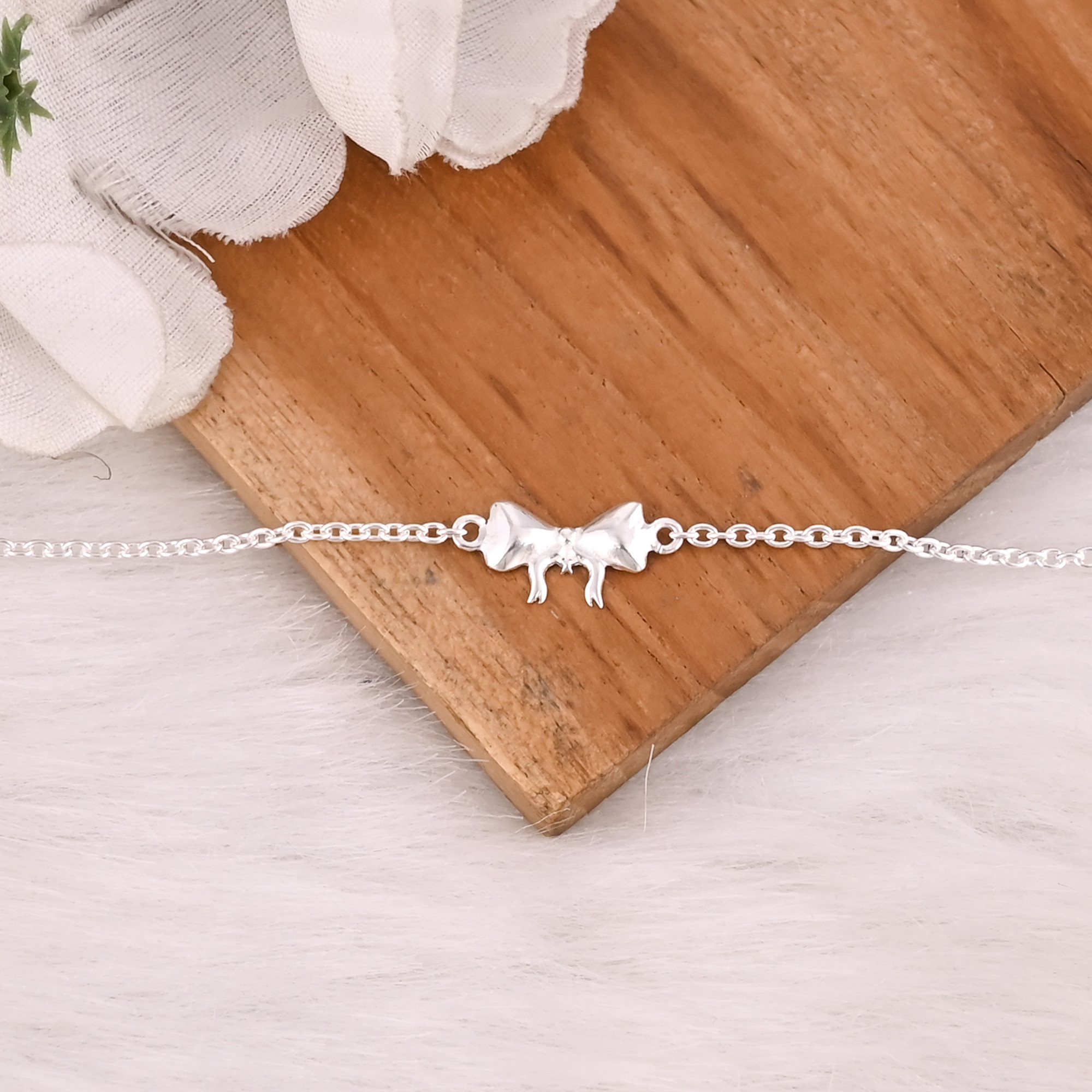 925 Sterling Silver Designer Bracelet for Women Girls Handmade Customized Bracelet Charm Jewelry Link Chain Bracelet