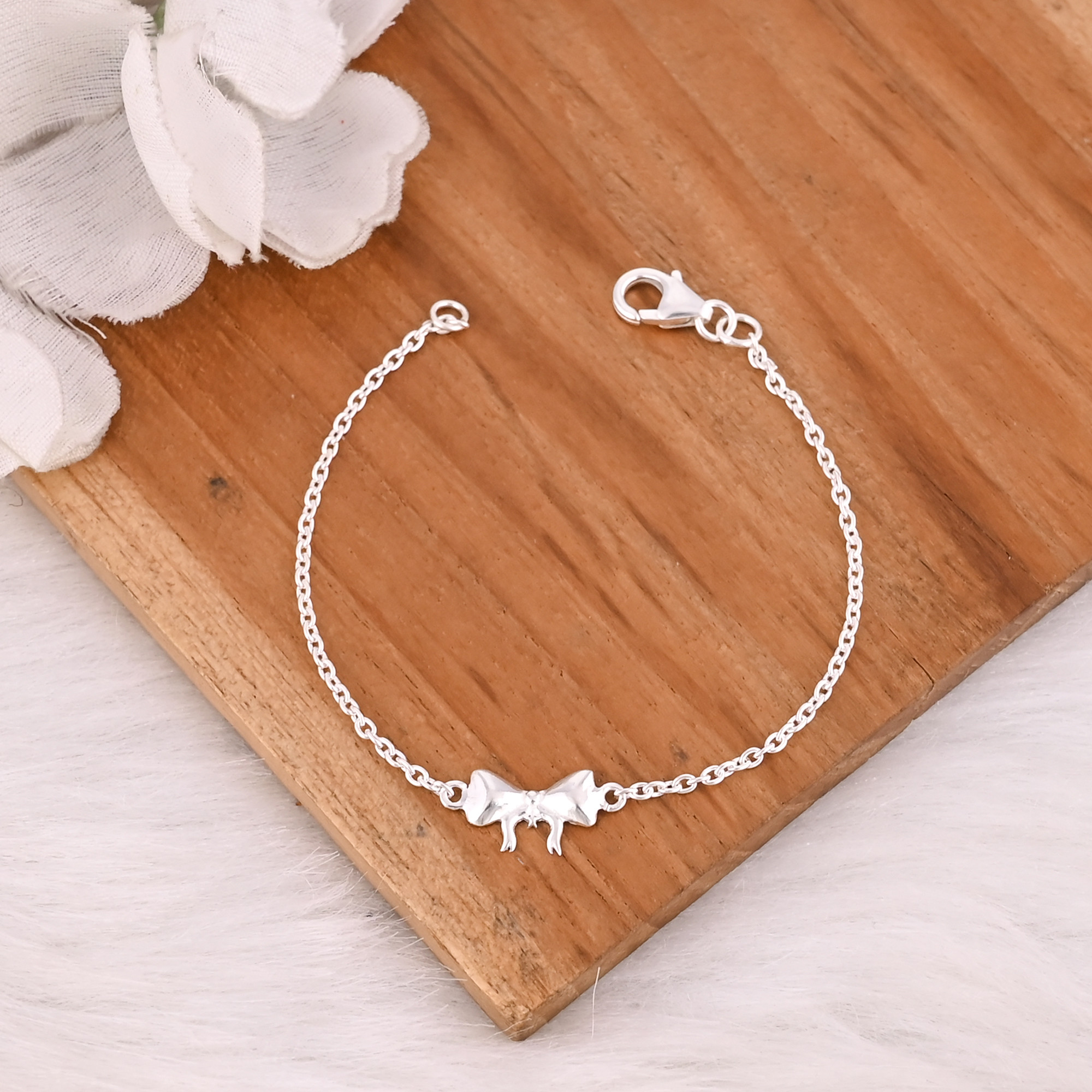 925 Sterling Silver Designer Bracelet for Women Girls Handmade Customized Bracelet Charm Jewelry Link Chain Bracelet