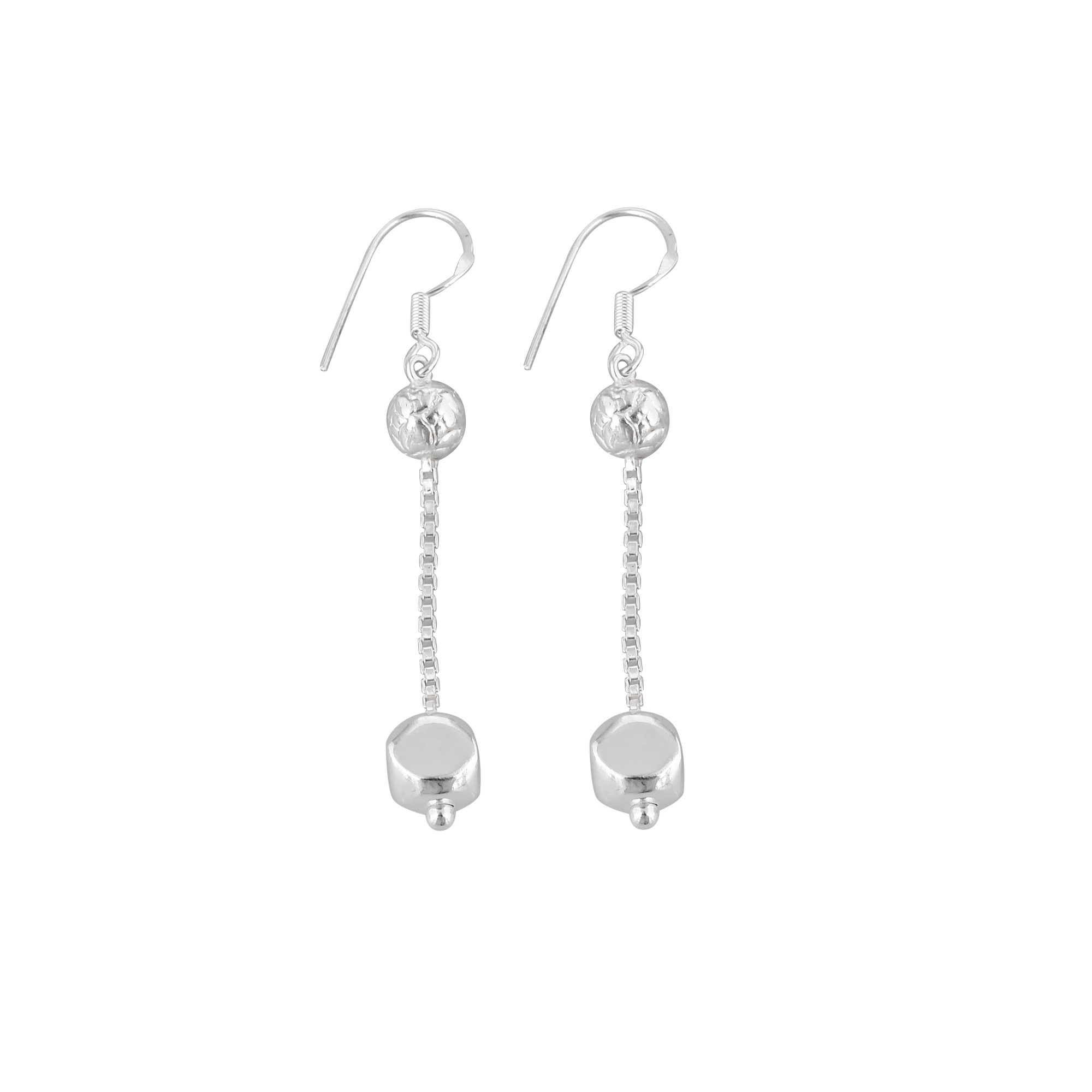 Classic Custom Design 925 Silver Dangler Earring for Girls and Women College Wear Office Wear and Daily Wear at Wholesale Price