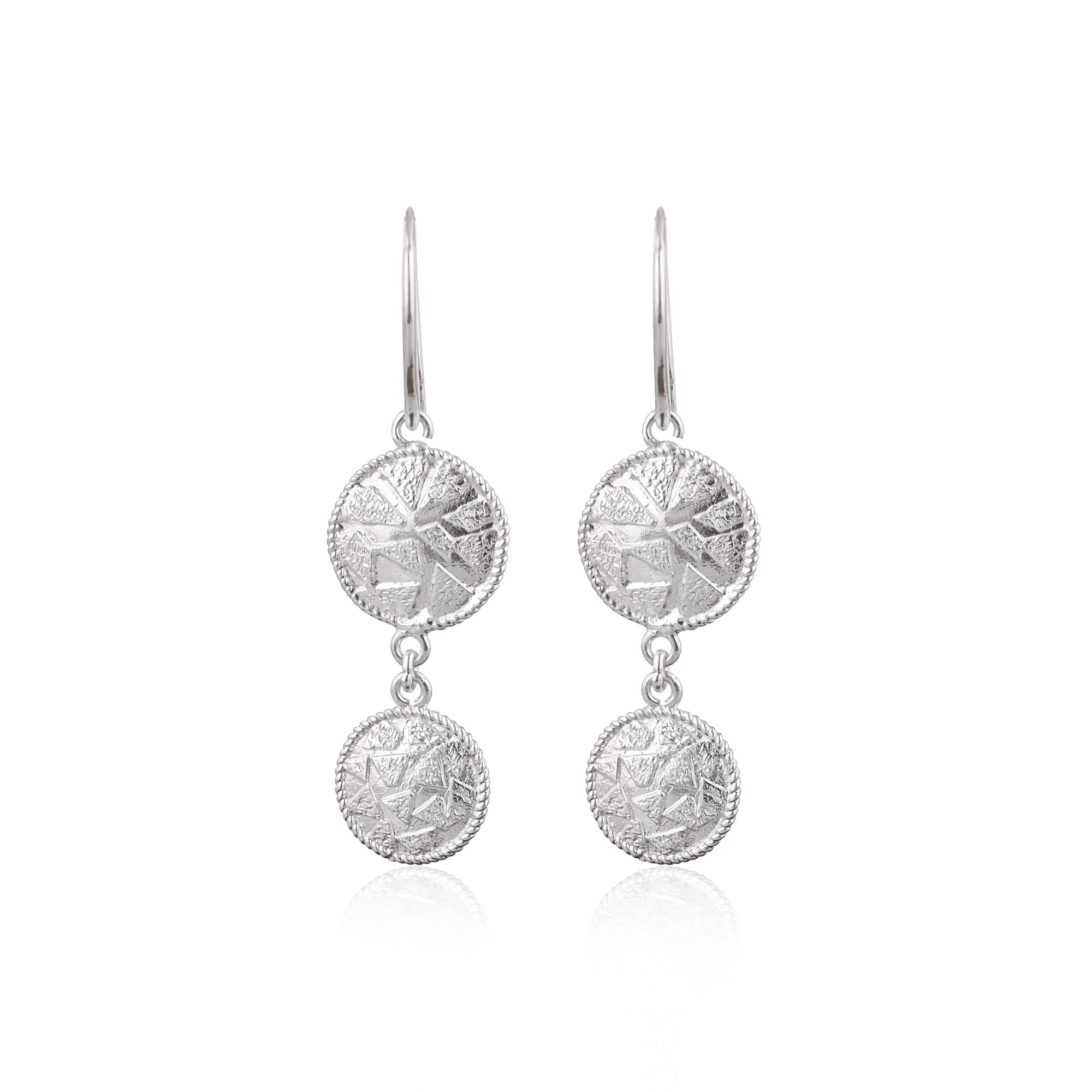 Antique 925 Silver Dangle Earrings for Women Minimalist Geometric Drop Earrings High-quality Brass Hoop Earrings Bulk Order