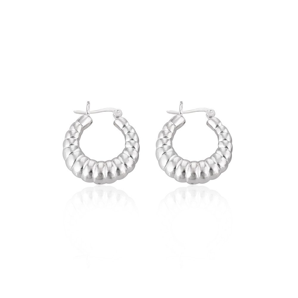 Image of Bohemian Designer 925 silver Earrings Handcrafted Ethnic Statement Jewelry High-quality Hoop Earrings Bulk Order Gift For Her