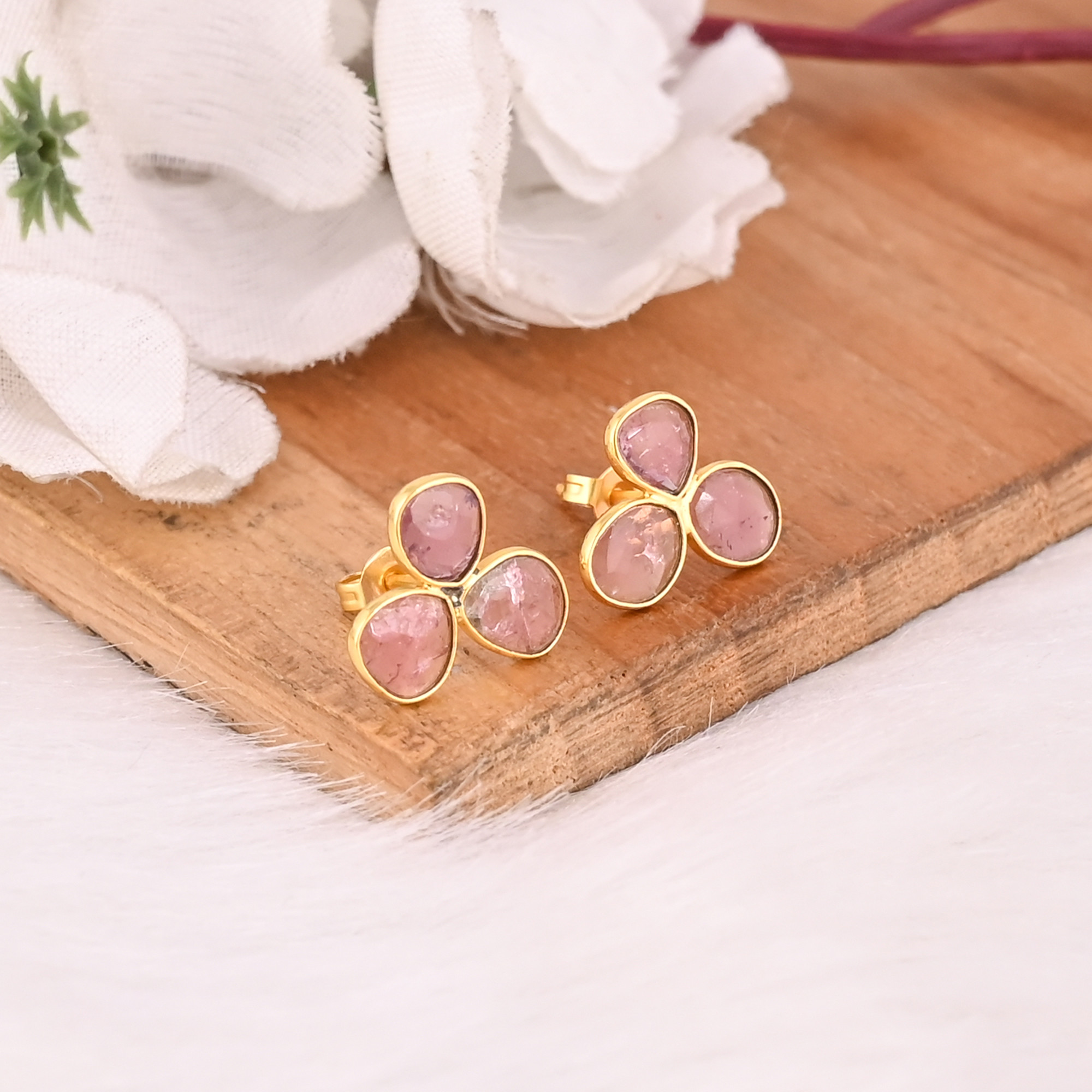 Womens Drop Earring Natural Tourmaline Gemstone Birthstone Engagement Christmas Handmade Jewelry 925 Sterling Silver Earrings