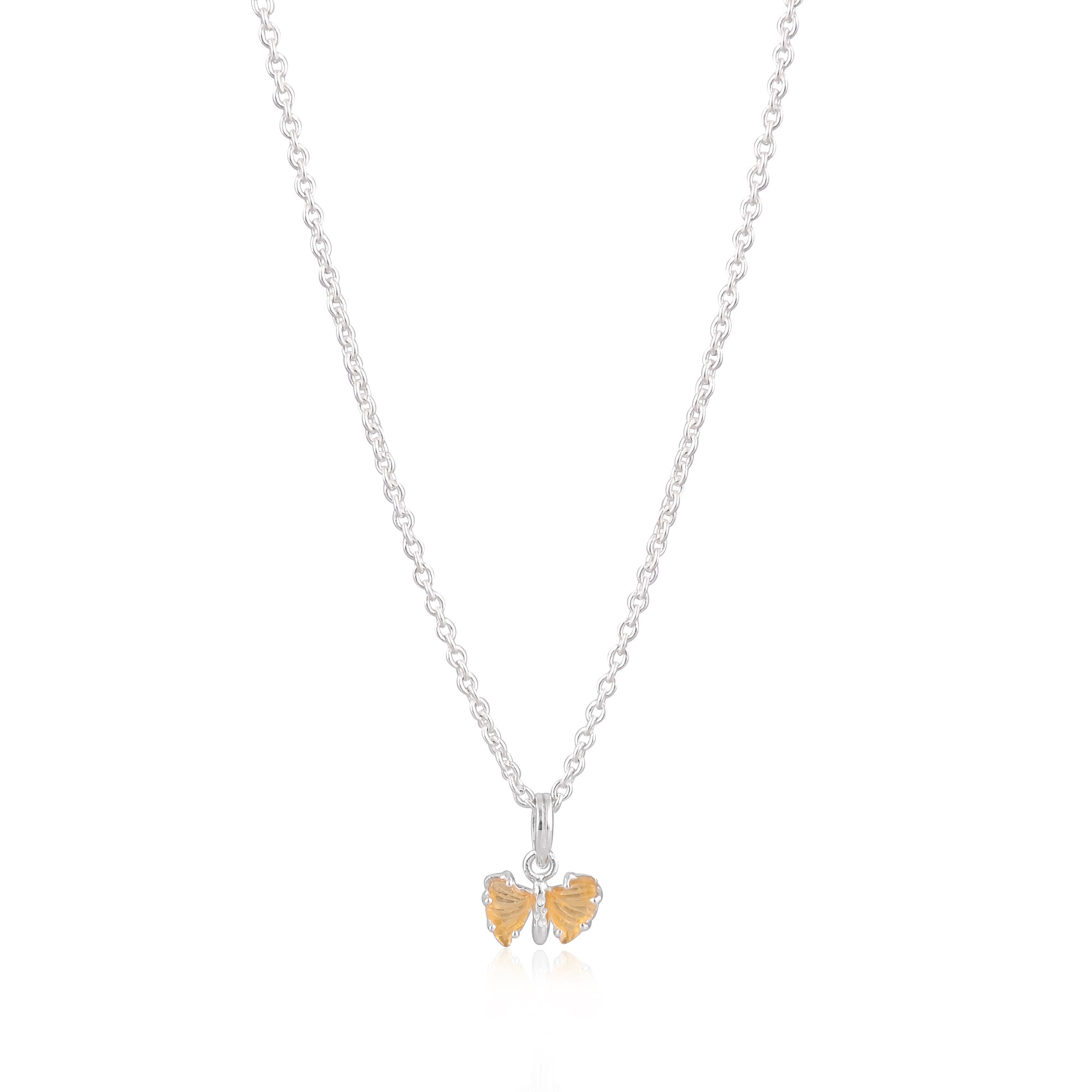 Natural Bio Tourmaline Gemstone Necklace With Chain Jewelry Manufacturer Supplier Handmade Silver Plated 925 Silver Fine Jewelry