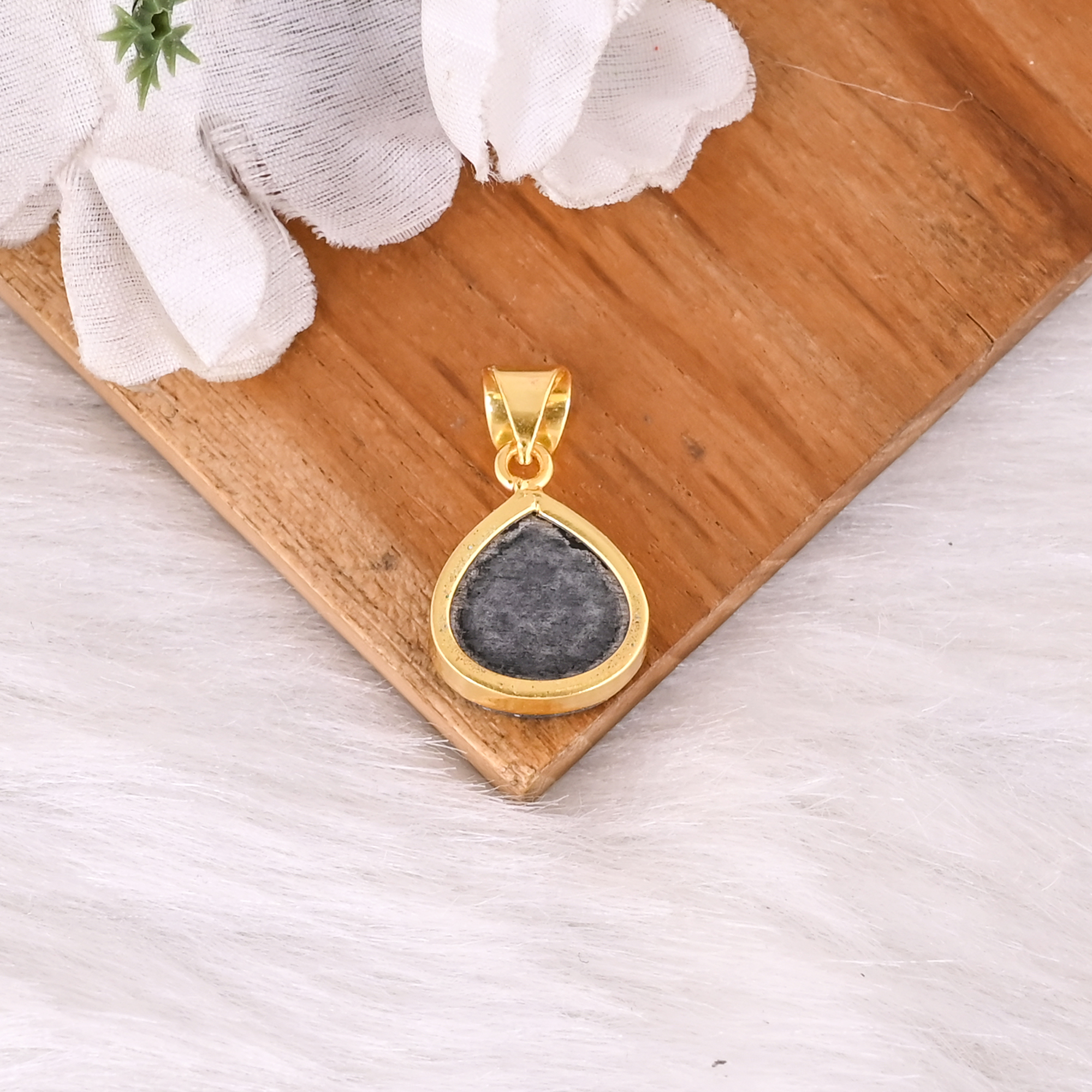 Classic Minimal Natural Abalone Shell Pendant 925 Silver Handmade Charm Jewelry For Women