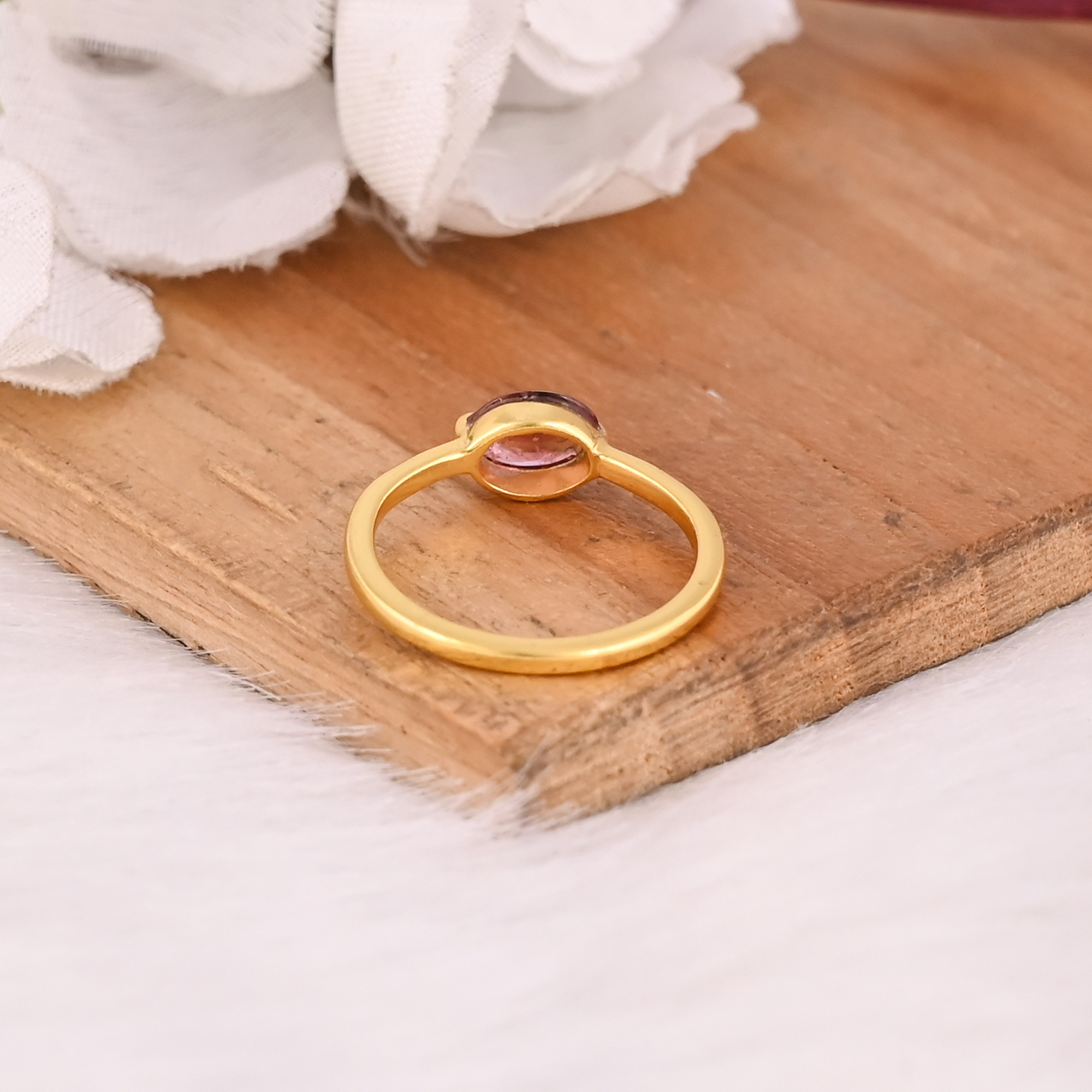 Trending Original 925 Sterling Silver Ring With Tourmaline Gemstone Designer Party Jewelry Wholesale Factory Price