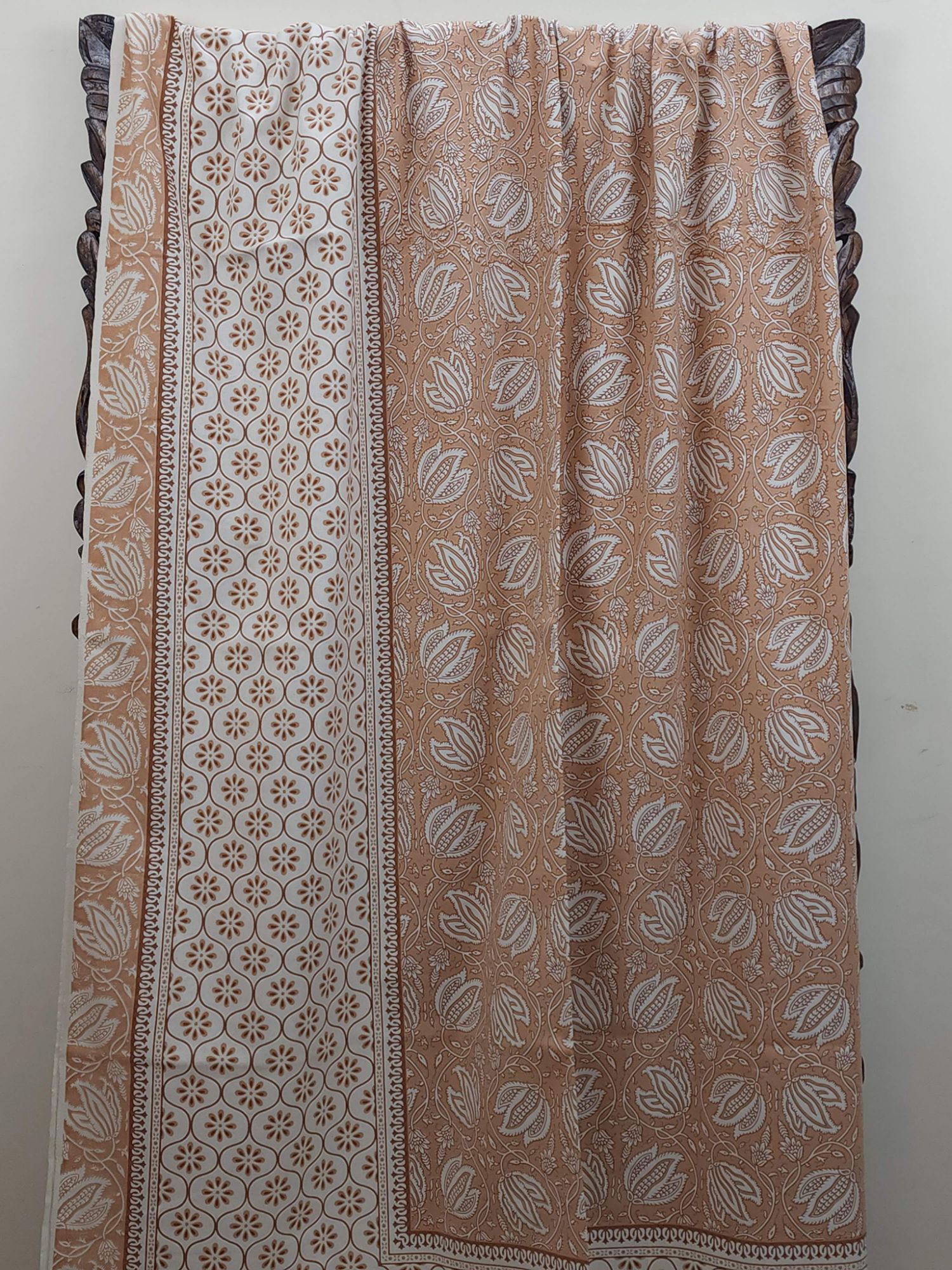 Dakshesh Pure Cotton Handmade Artisanal Kingsize Double Bedsheet