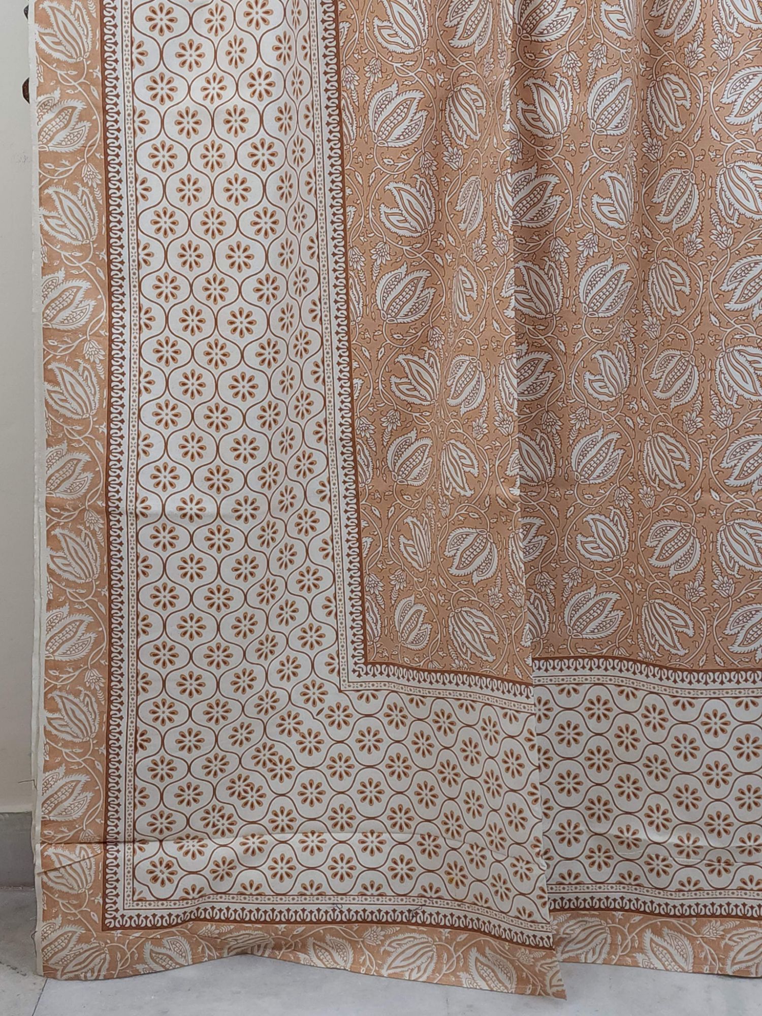 Dakshesh Pure Cotton Handmade Artisanal Kingsize Double Bedsheet