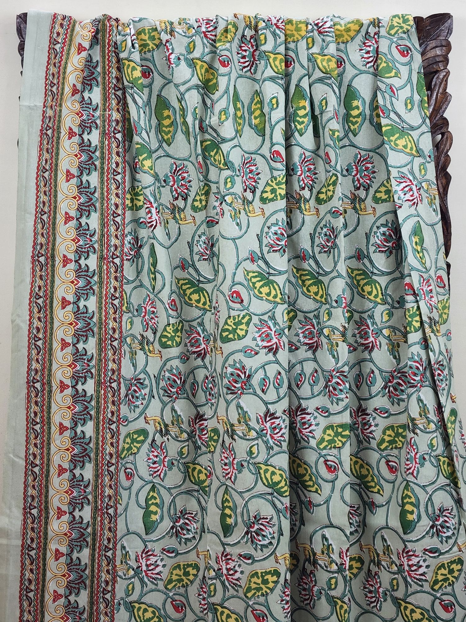 Zibaii Panbe Pure Cotton Handmade Artisanal Super Kingsize Bedsheet