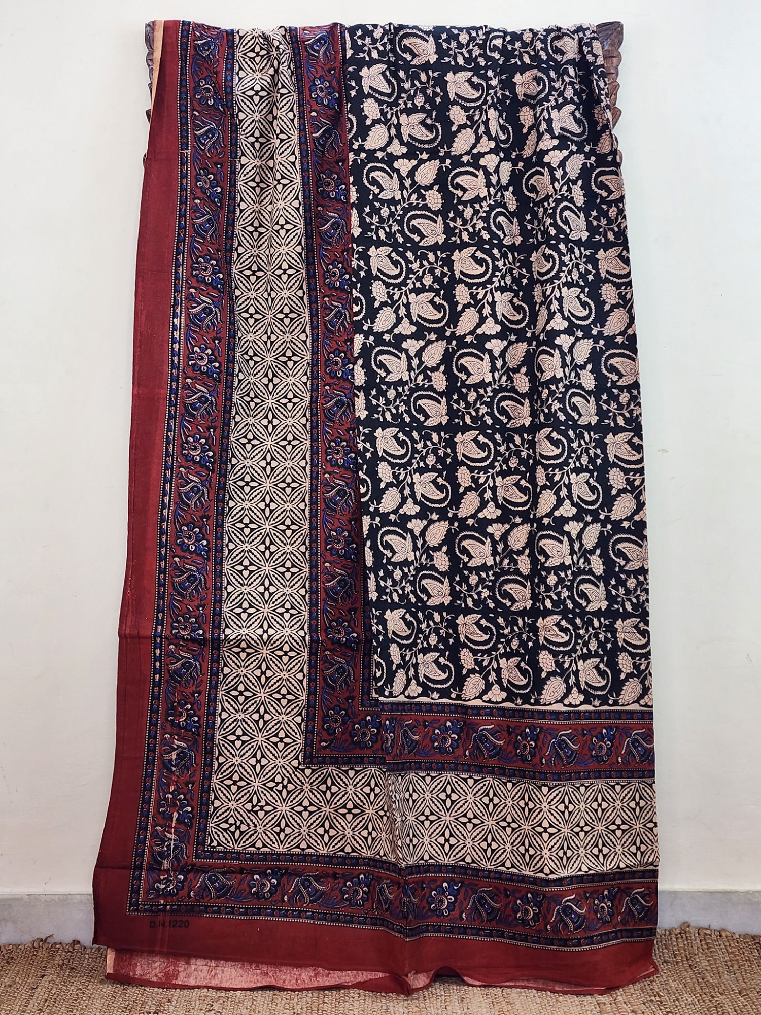 Ekam Kalamkari Pure Cotton Queen Size Bedsheet