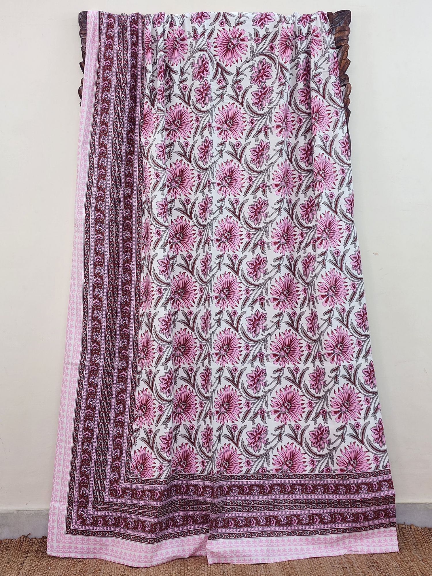 Mimansa Pure Cotton Queen Size Bedsheet