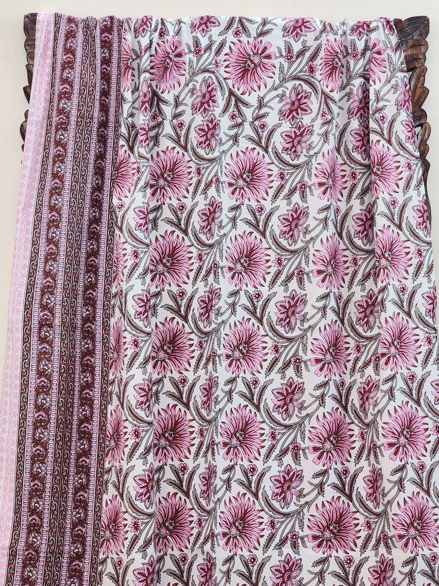 Mimansa Pure Cotton Queen Size Bedsheet