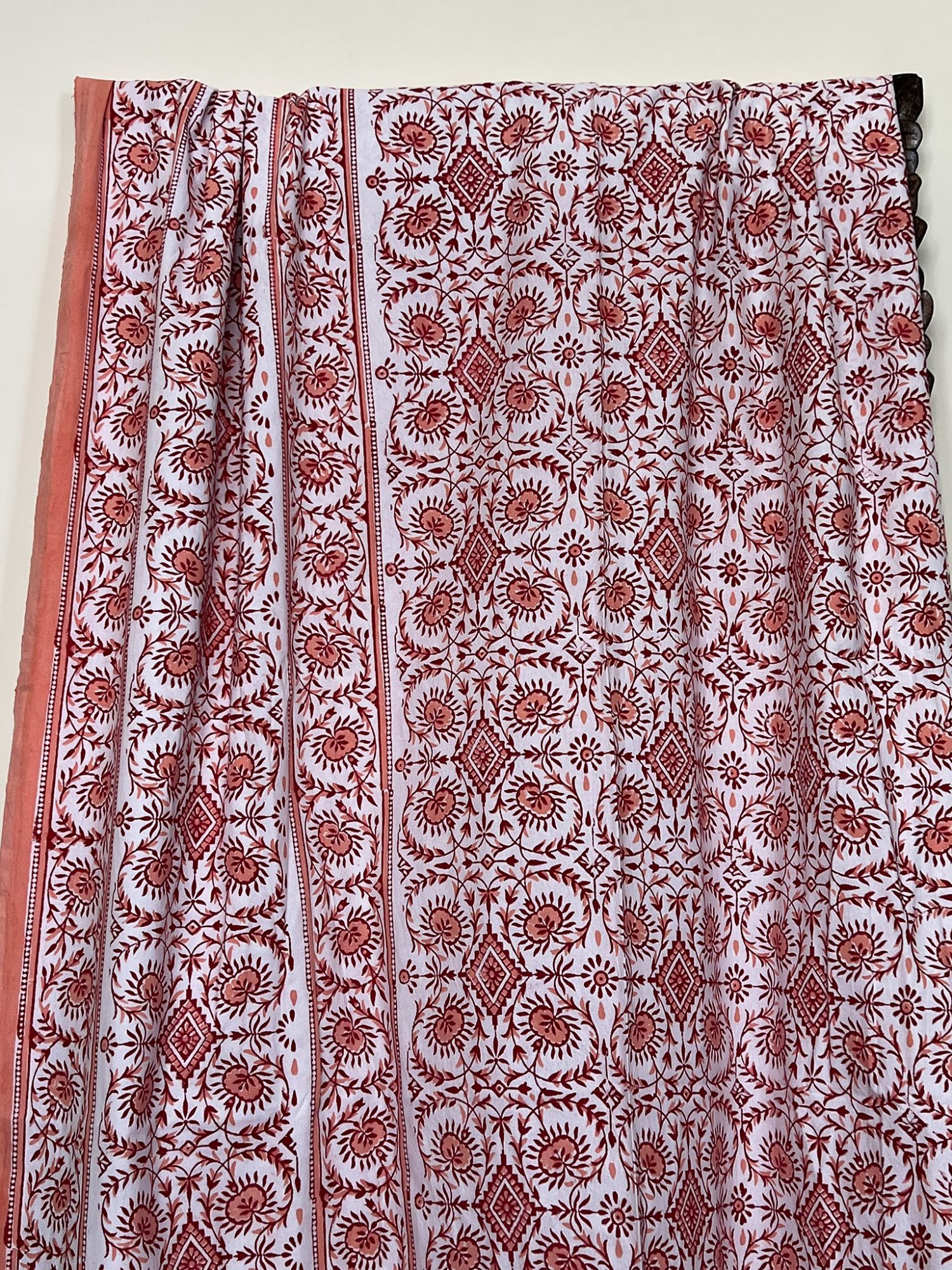 Aabaad Atrangi Pure Cotton hand block Printed Super Kingsize Bedsheet