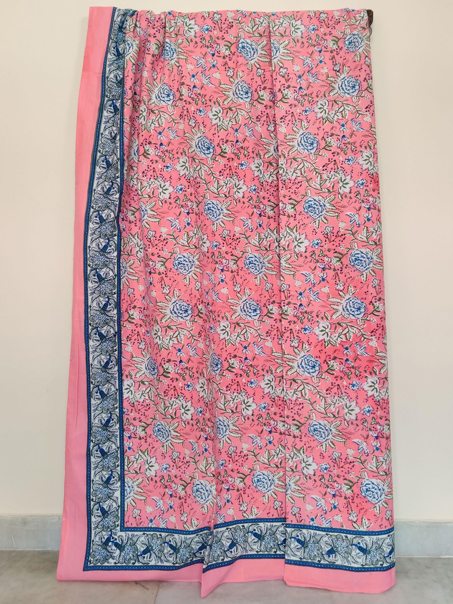 Firdaus Ghaggar Pure Cotton Handmade Artisanal Super Kingsize Bedsheet