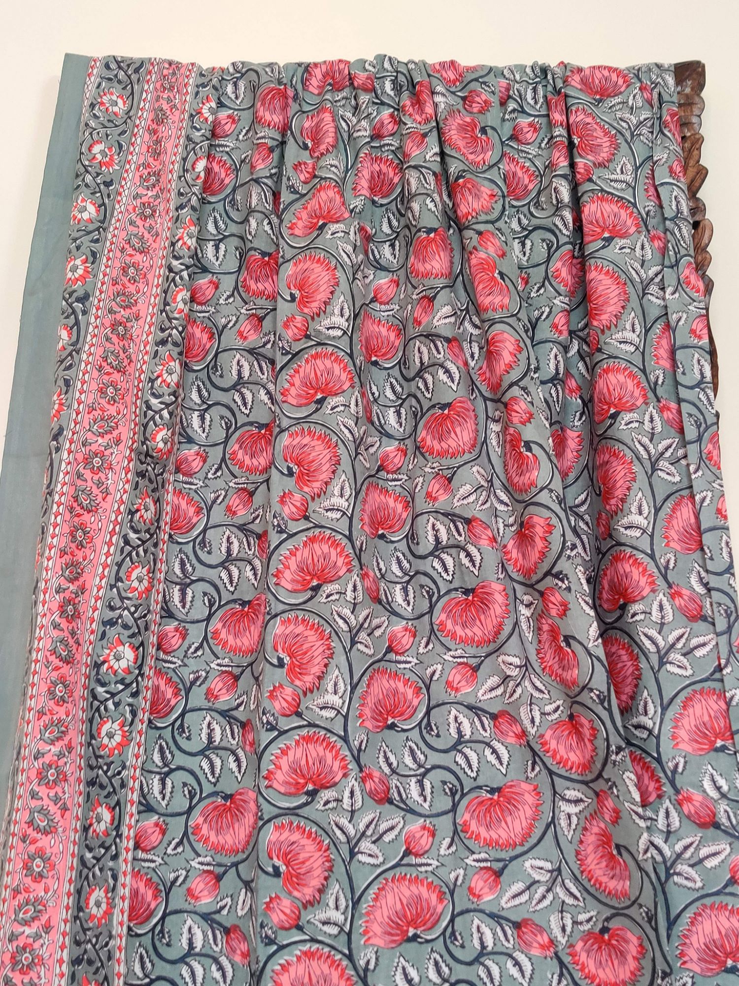 Firdaus Beji Pure Cotton Handmade Artisanal Super Kingsize Bedsheet