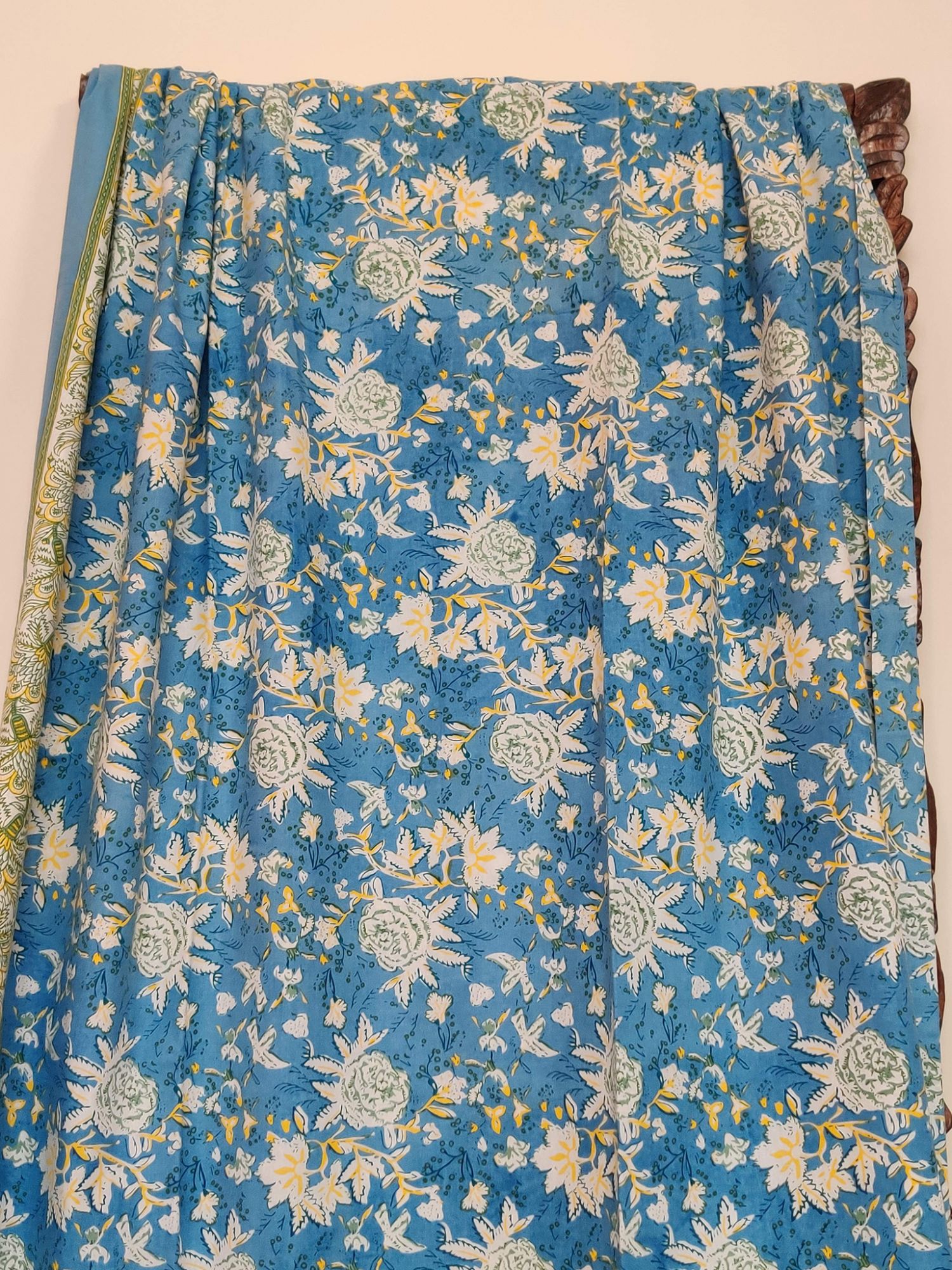 Firdaus Hushe Pure Cotton Handmade Artisanal Super Kingsize Bedsheet