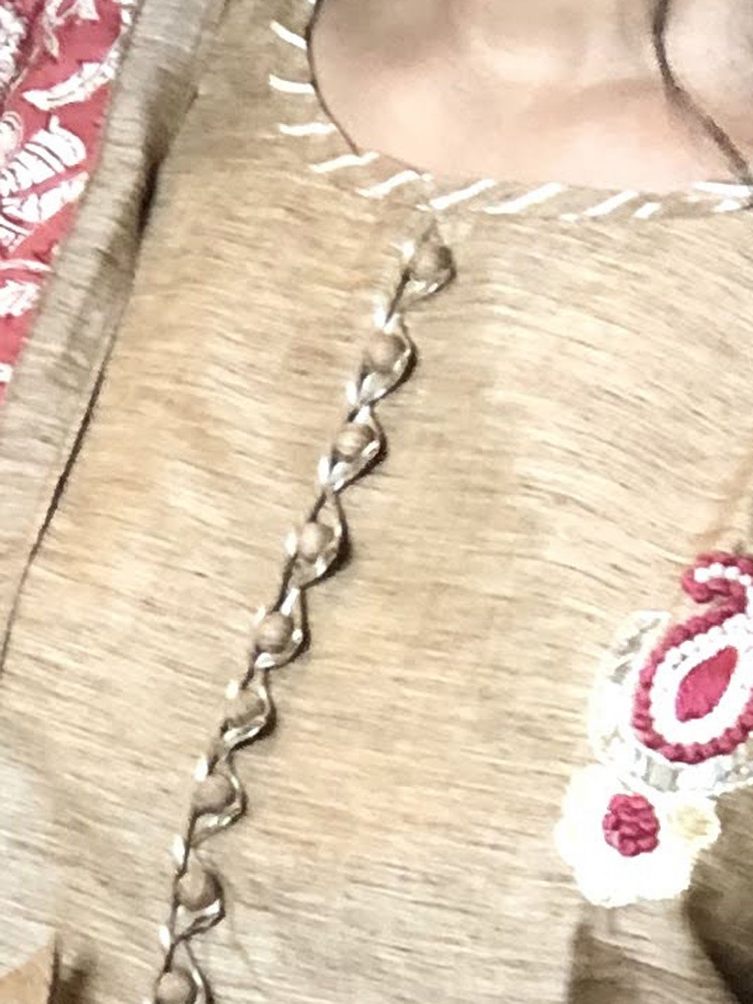 Gulzar Cotton Silk Kurta Sharara Dupatta Set Golden Brown