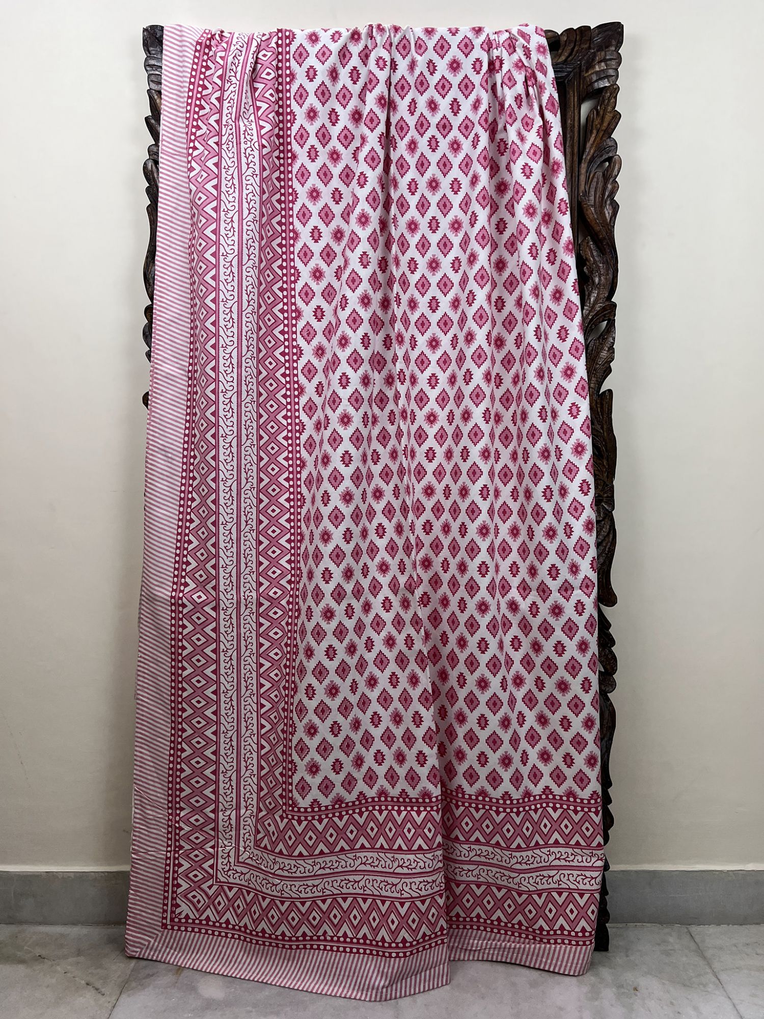 Bhaswar Pure Cotton Queen Size Bedsheet