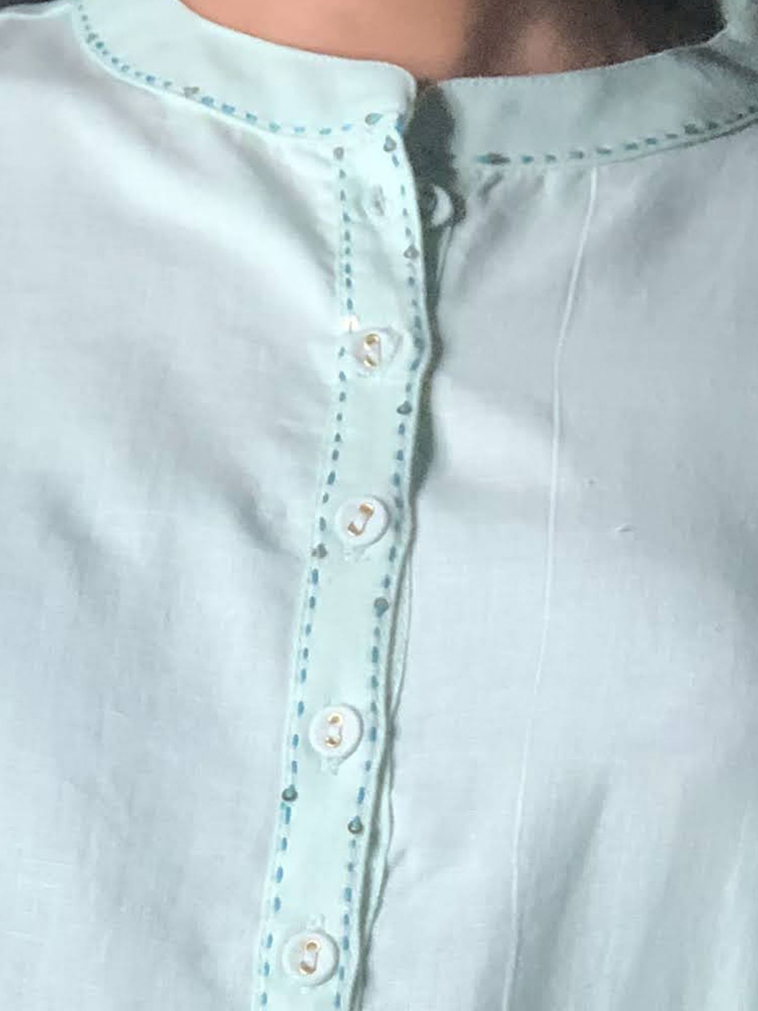 Khairiyat Pure Cotton Kurta Pant Set Mint Green