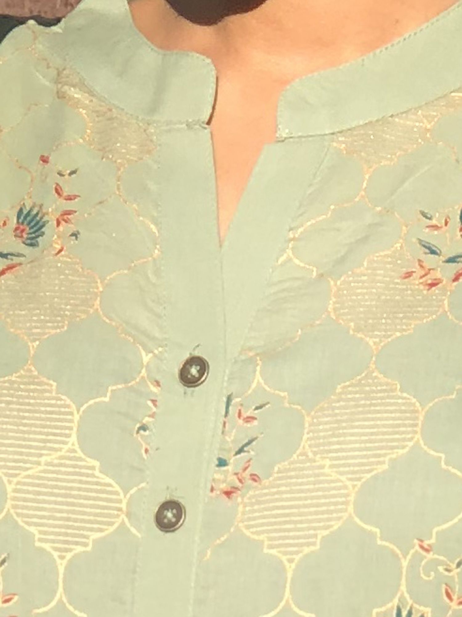 Khairiyat Pure Cotton Kurta Pant Set Pistachio Green