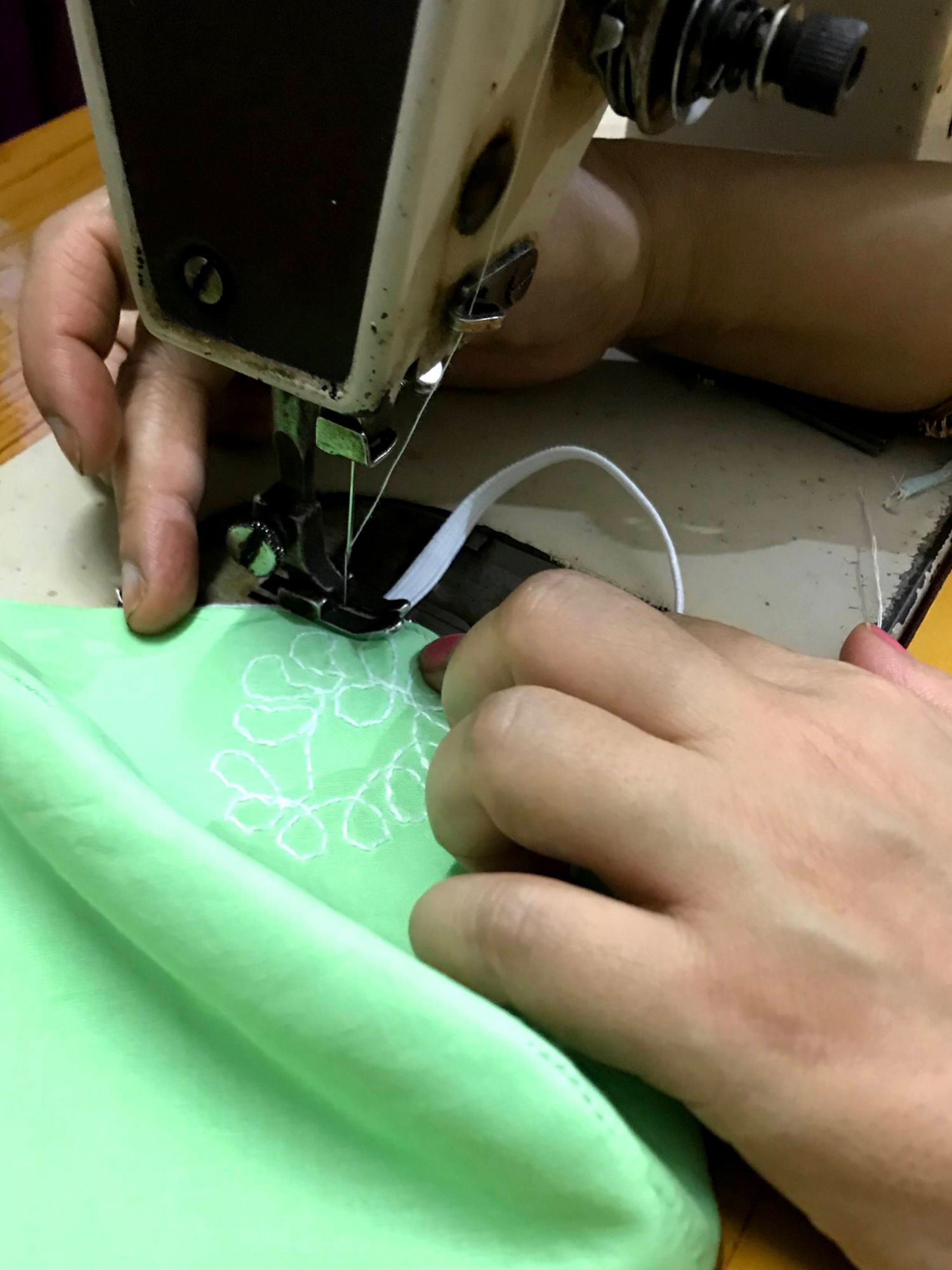 Khairiyat Pure Cotton Kurta Pant Set White Pink