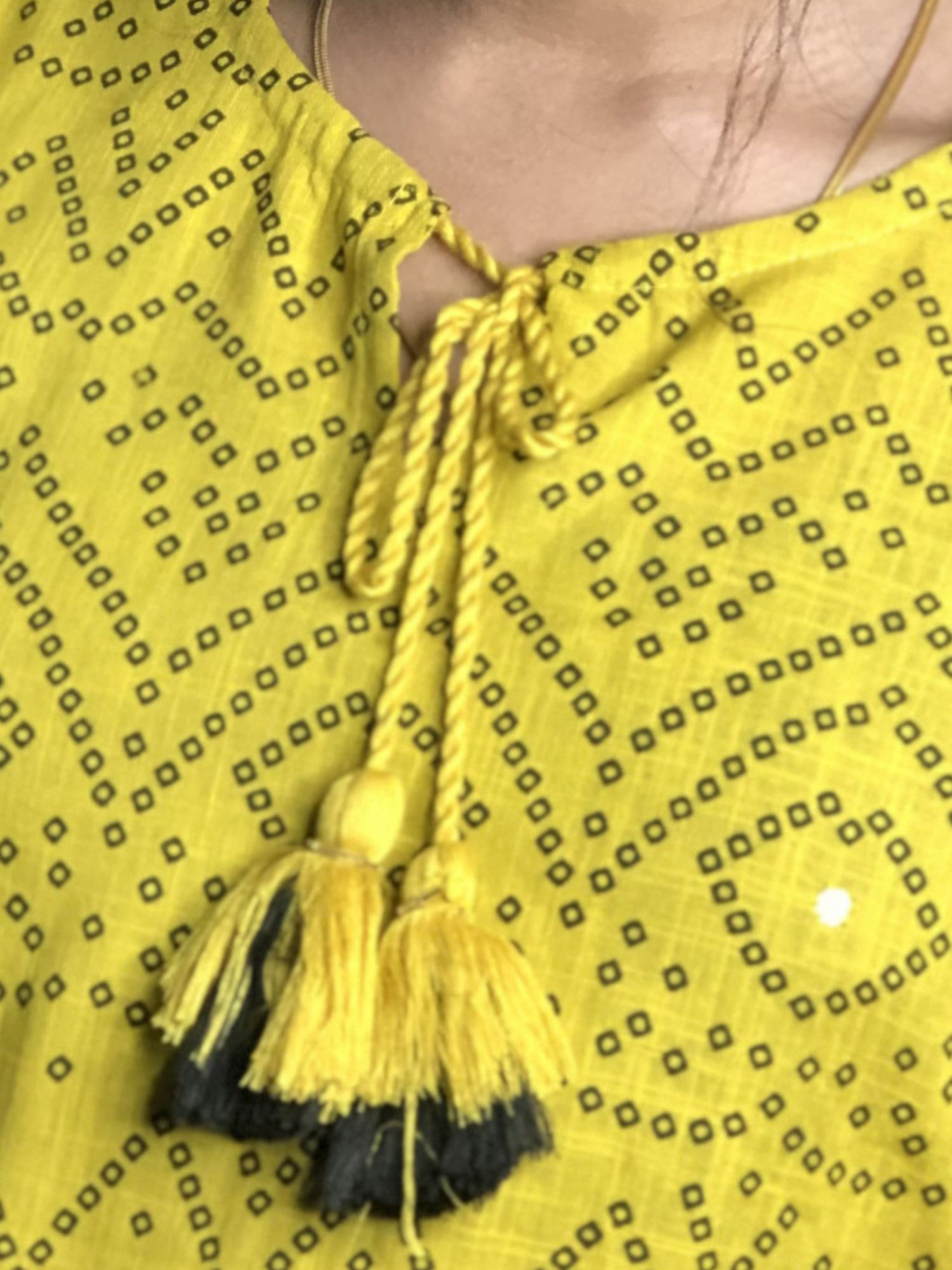 Khairiyat Pure Cotton Kurta Pant Set Yellow Green