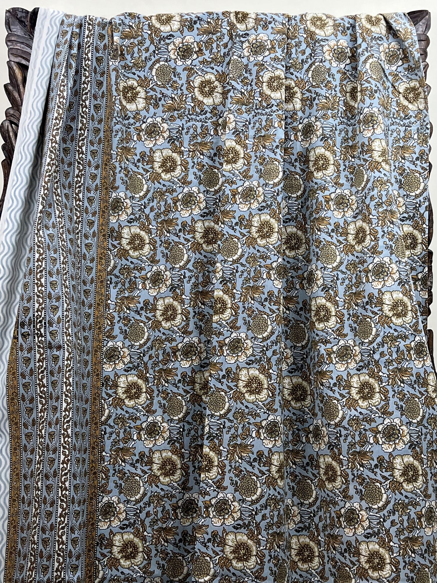 Mirzyaa Jheel Pure Cotton Queen Size Bedsheet