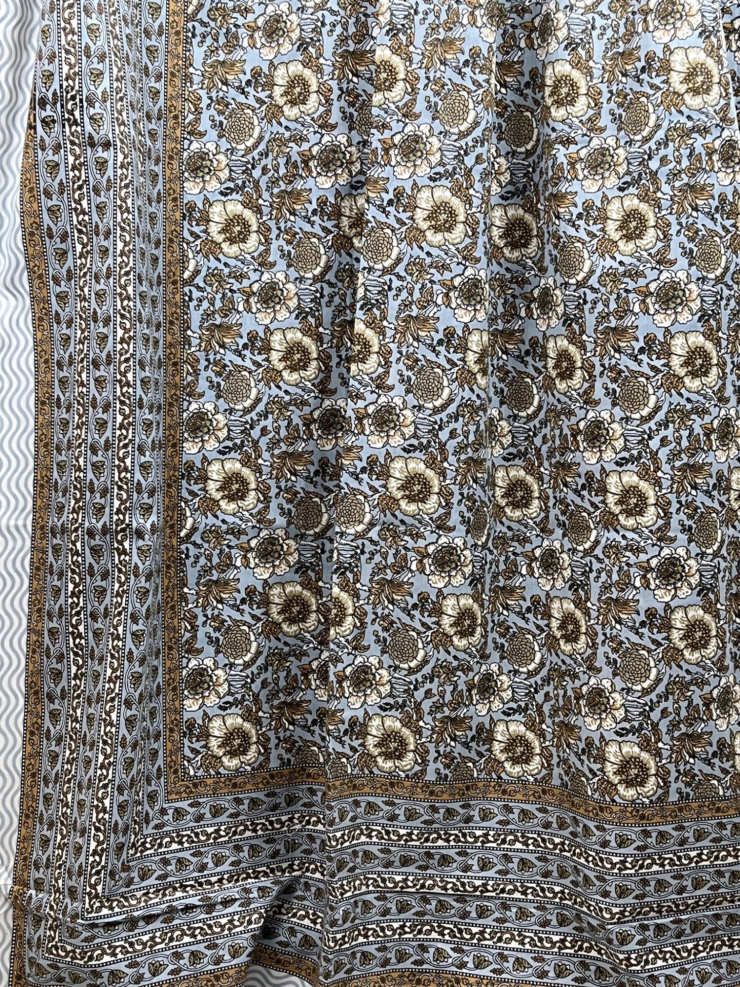 Mirzyaa Jheel Pure Cotton Queen Size Bedsheet