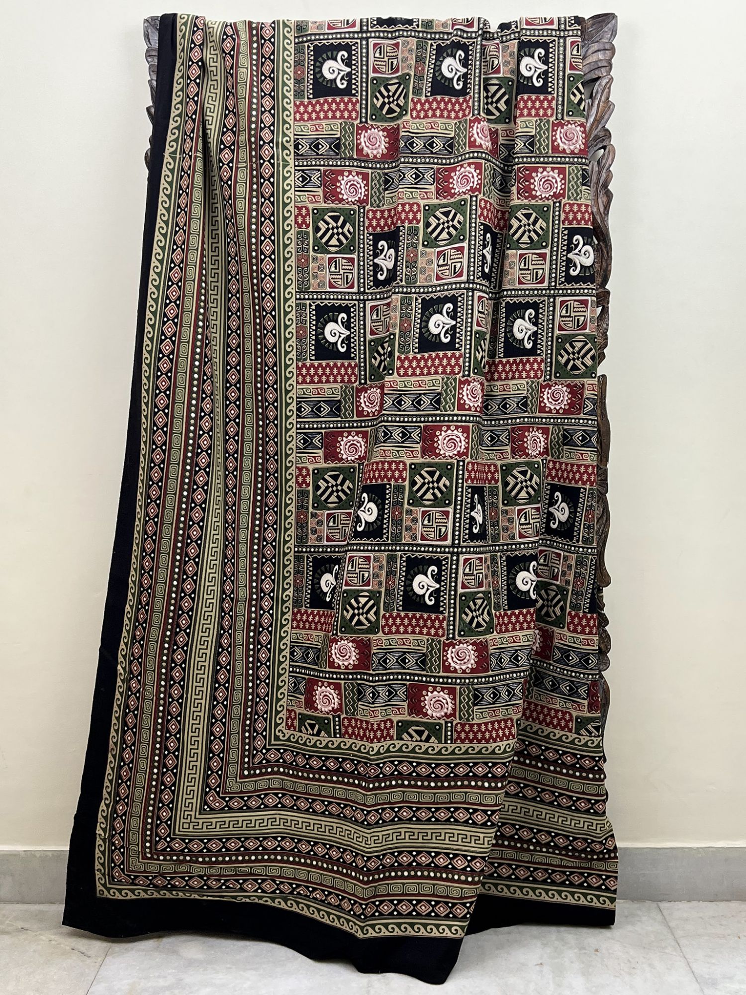 Mirzyaa Shaam Rangili Pure Cotton Queen Size Bedsheet