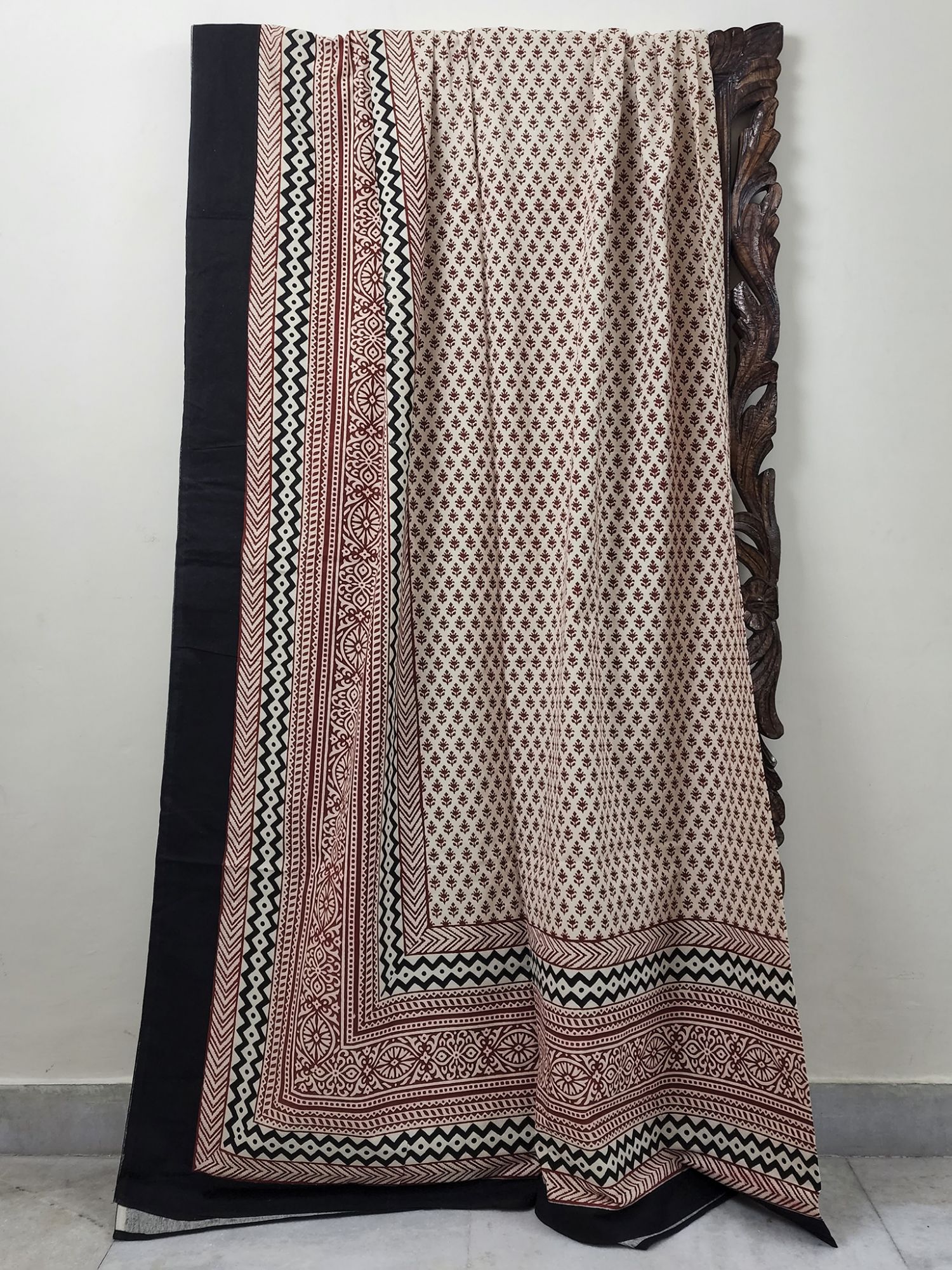 Panchkota Pure Cotton Queen Size Bedsheet Bagru