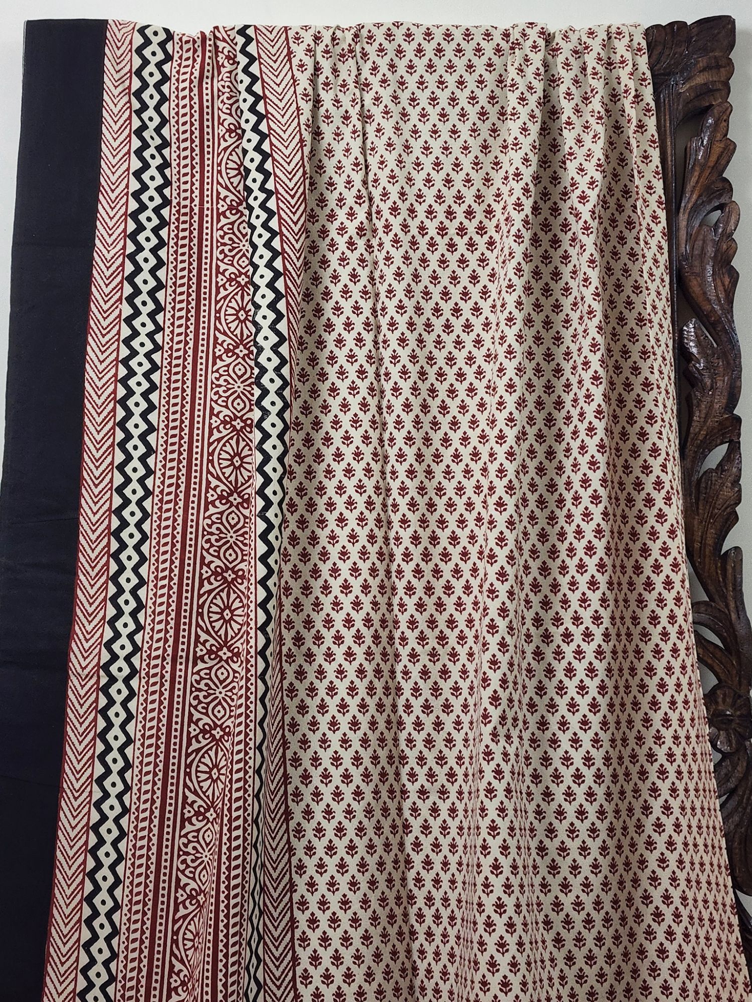 Panchkota Pure Cotton Queen Size Bedsheet Bagru