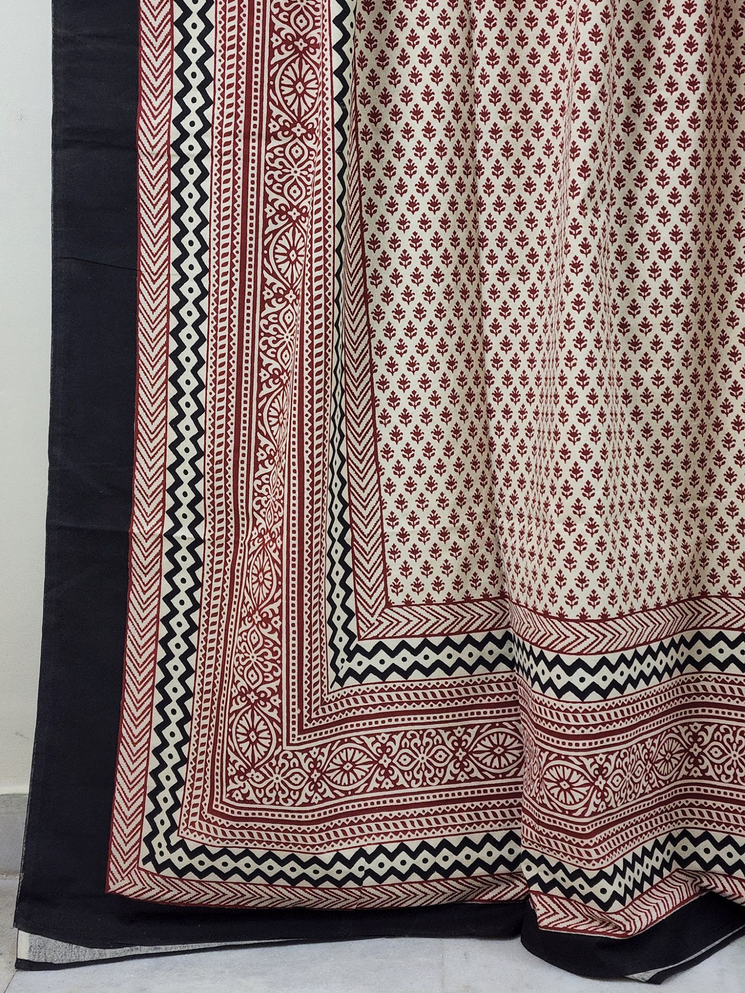 Panchkota Pure Cotton Queen Size Bedsheet Bagru