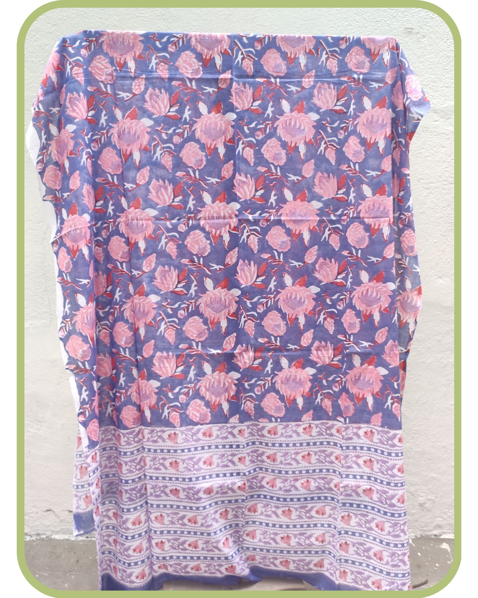 Block print Cotton Dupatta