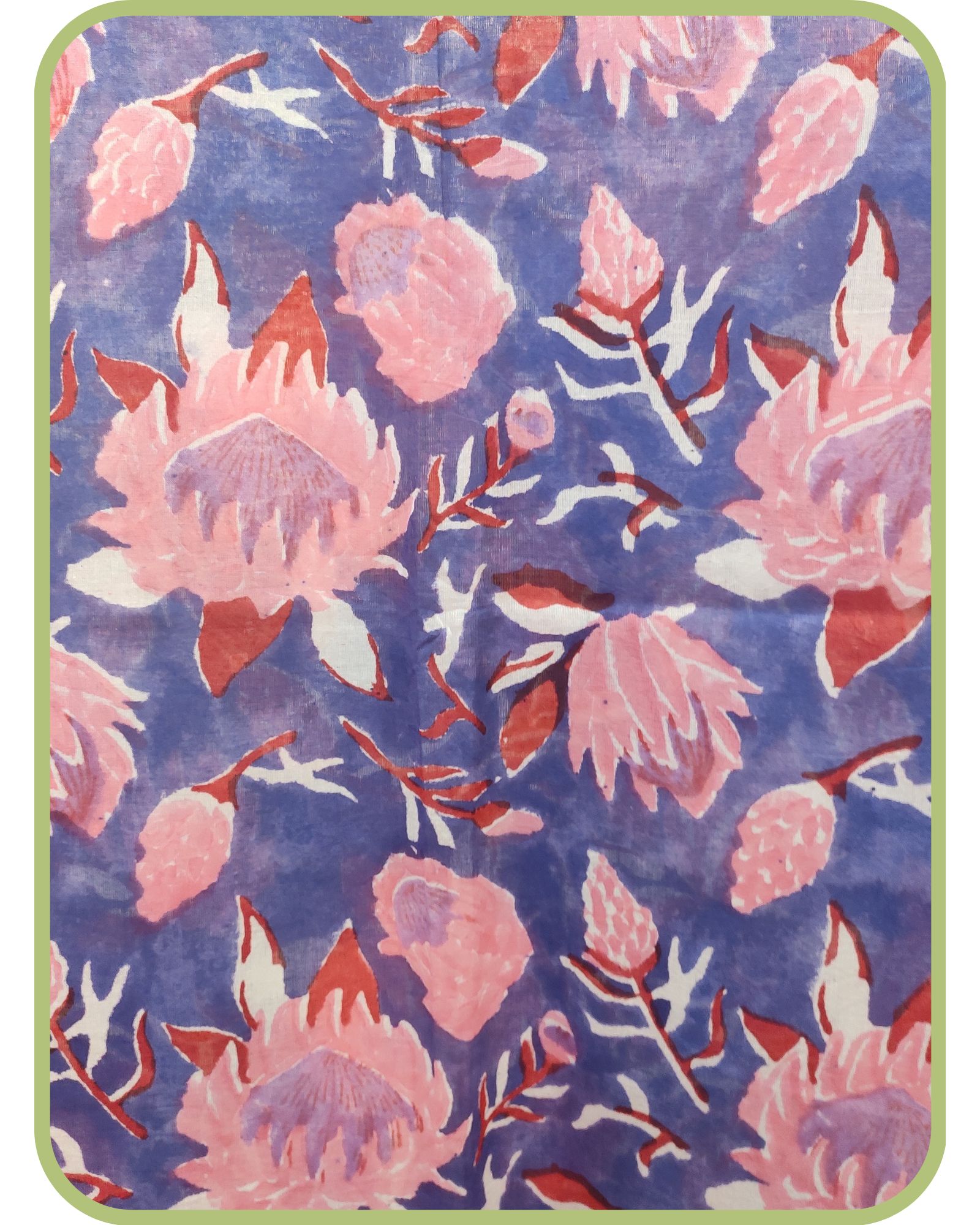 Block print Cotton Dupatta