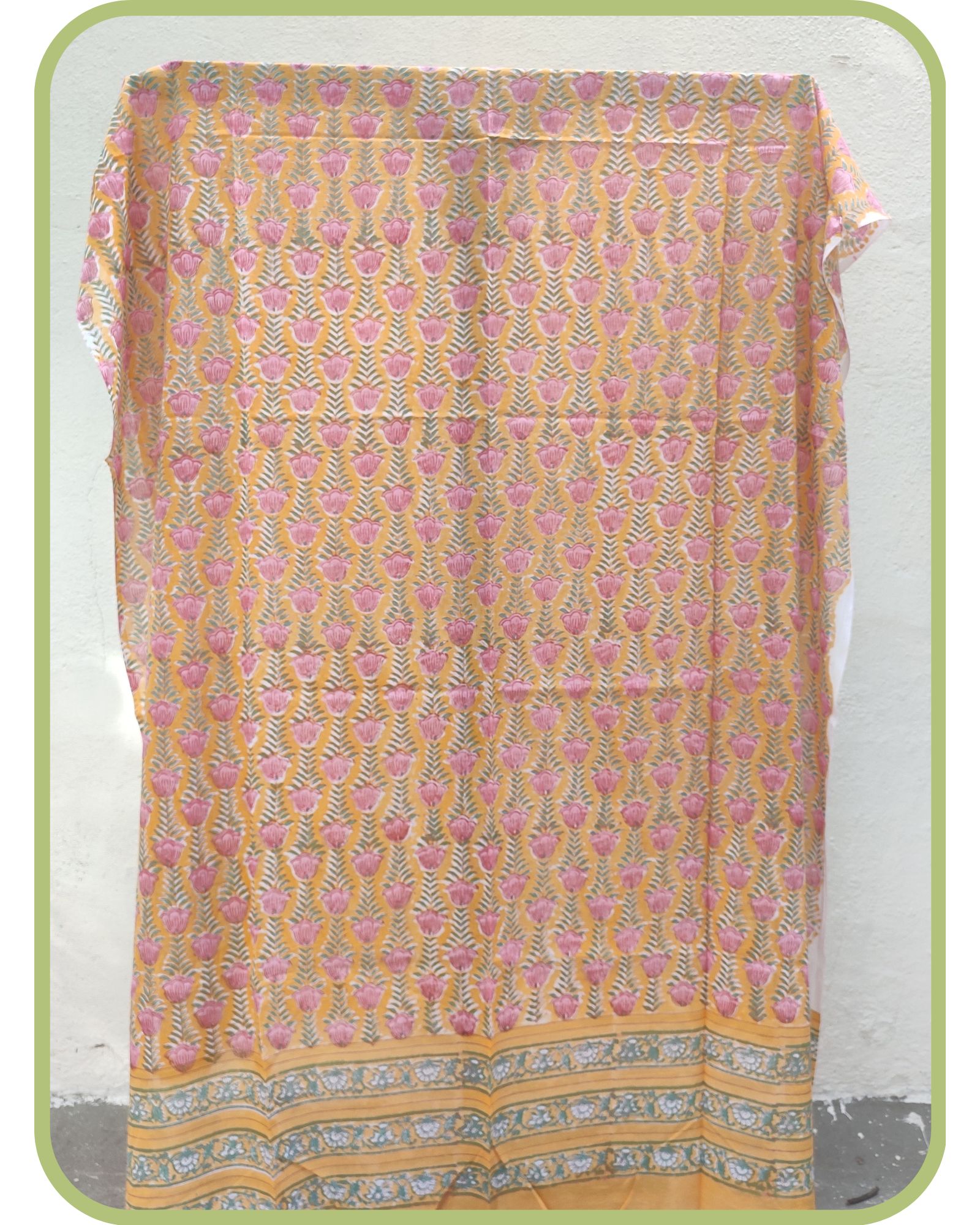 Block print Cotton Dupatta