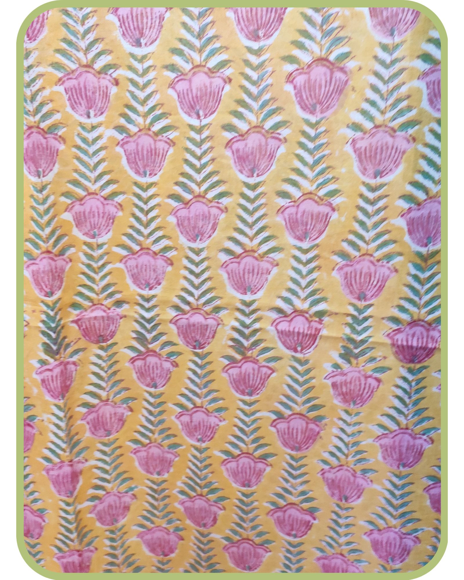 Block print Cotton Dupatta