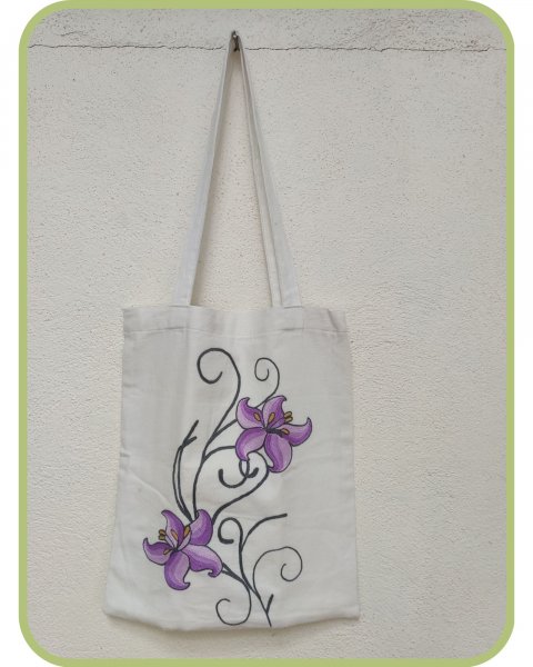Pure Cotton handbags  with Kashmiri embroidery