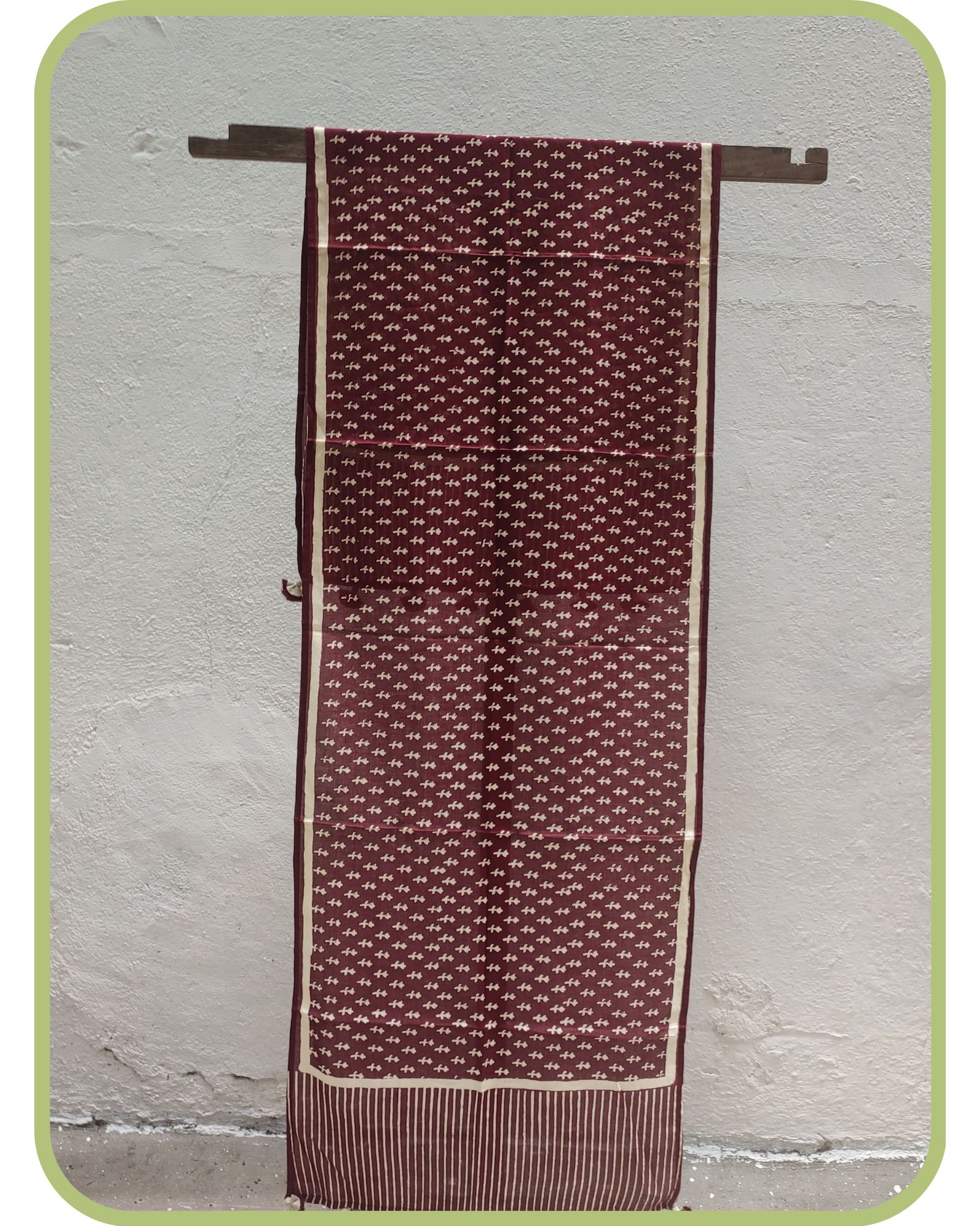 Block print Cotton stole