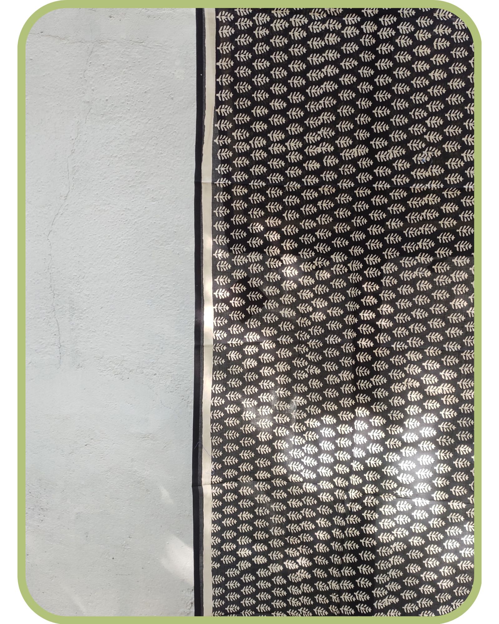 Block print Cotton stole