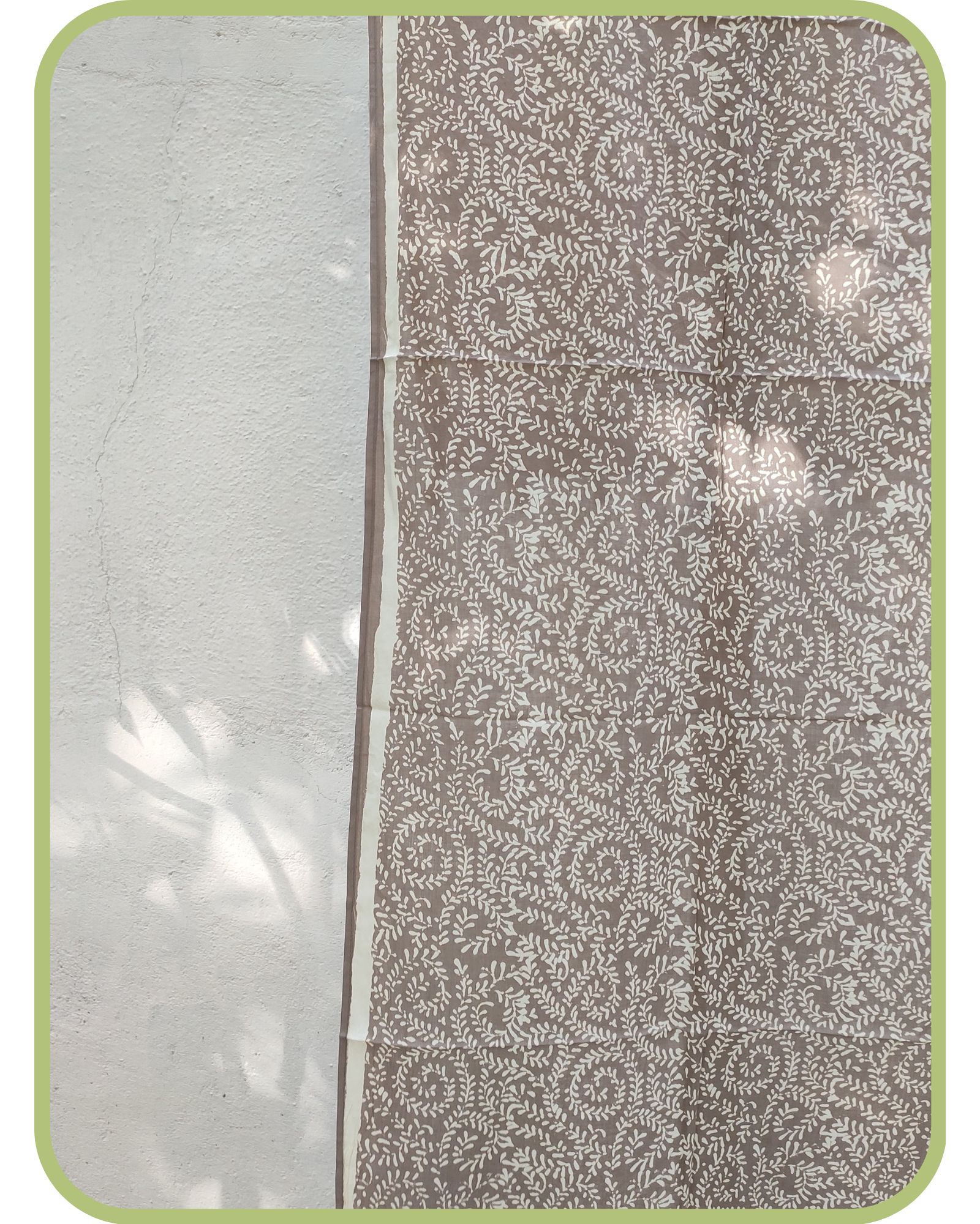 Block print Cotton stole